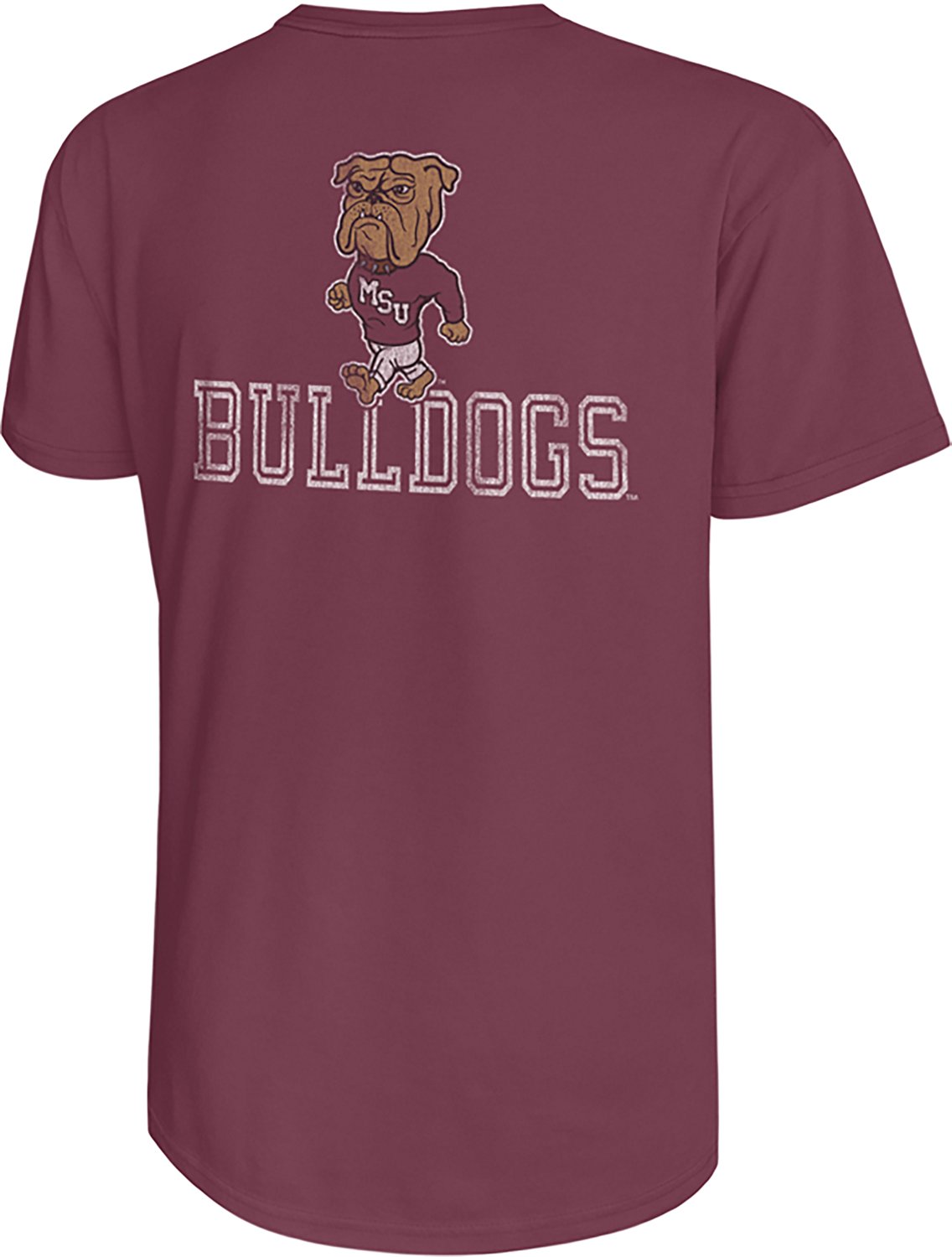 Retro Brand Men’s Mississippi State University Vault Mascot DS T-shirt - view number 3