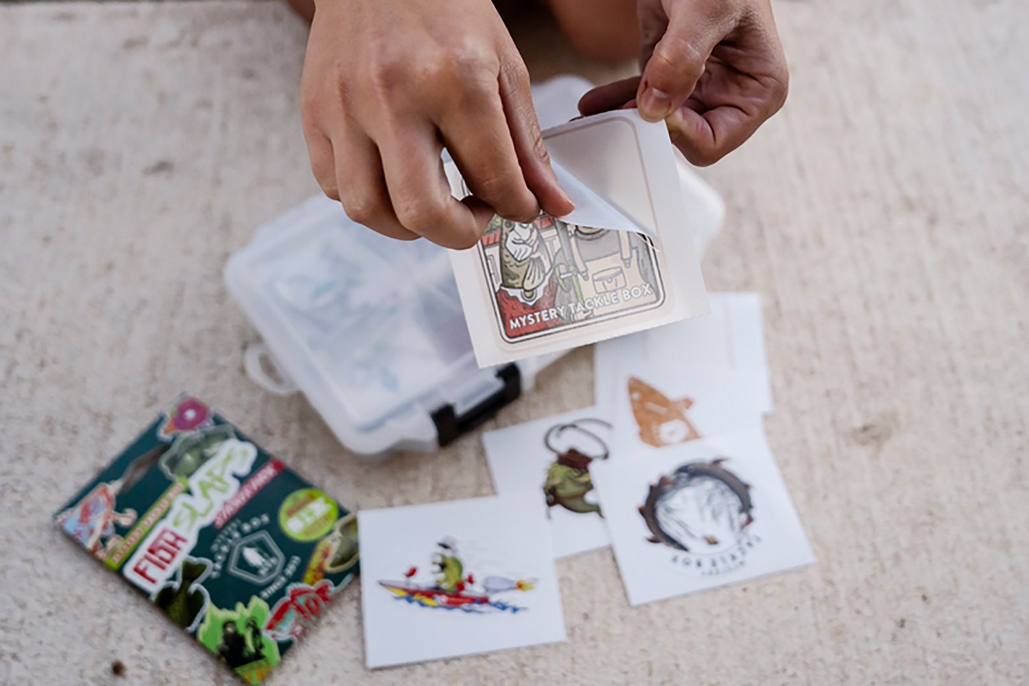 Mystery Tackle Box Fish Slaps Decal Kit - view number 5