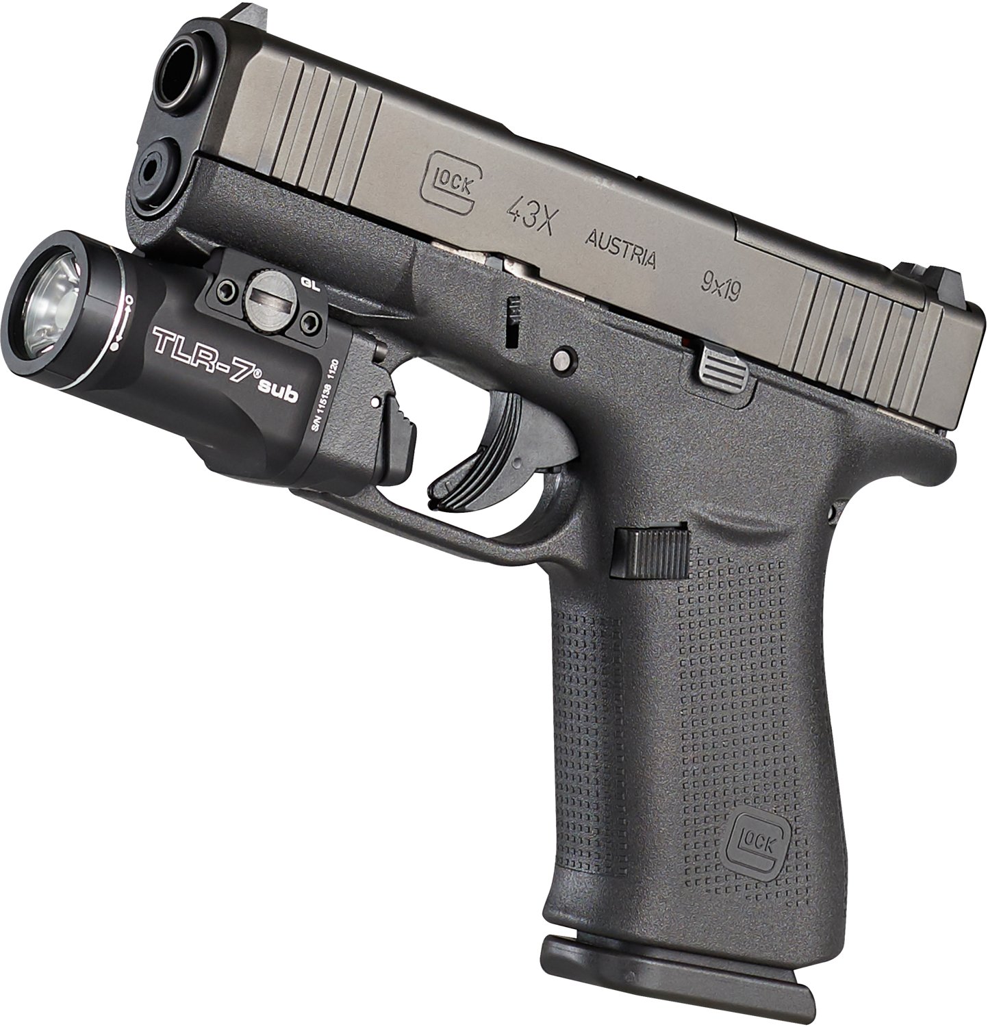 Streamlight TLR-7 X Sub Rail-Mounted Light for GLOCK 43X MOS/48 MOS and 43X Rail/48 Rail Handguns - view number 3