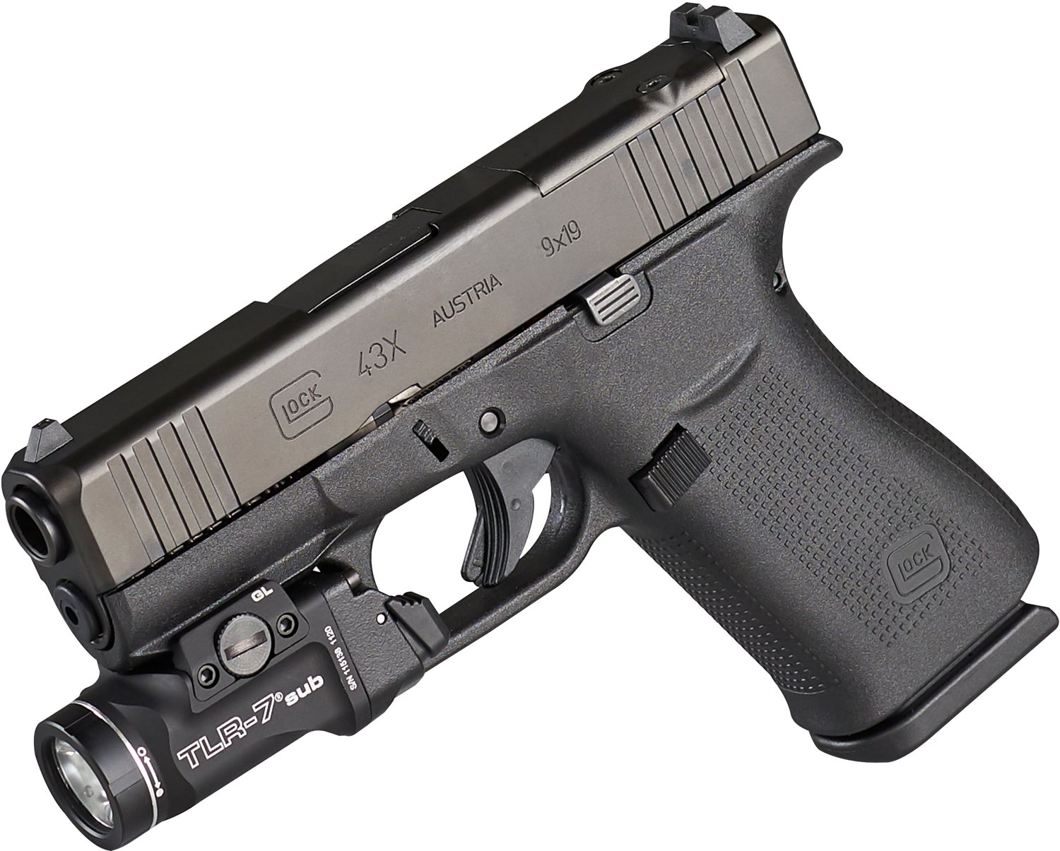 Streamlight TLR-7 X Sub Rail-Mounted Light for GLOCK 43X MOS/48 MOS and 43X Rail/48 Rail Handguns - view number 4