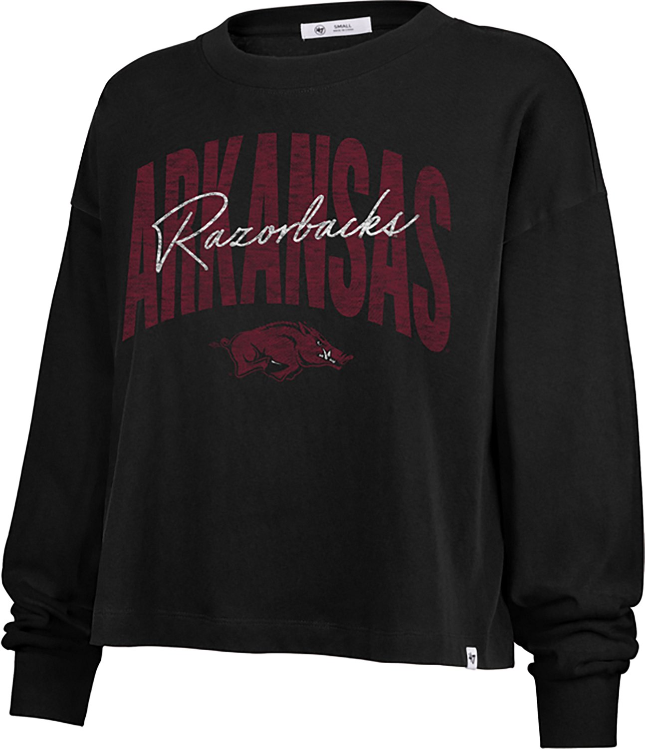 '47 Women's Arkansas Razorbacks Muse Sydney Long Sleeve T-shirt - view number 2