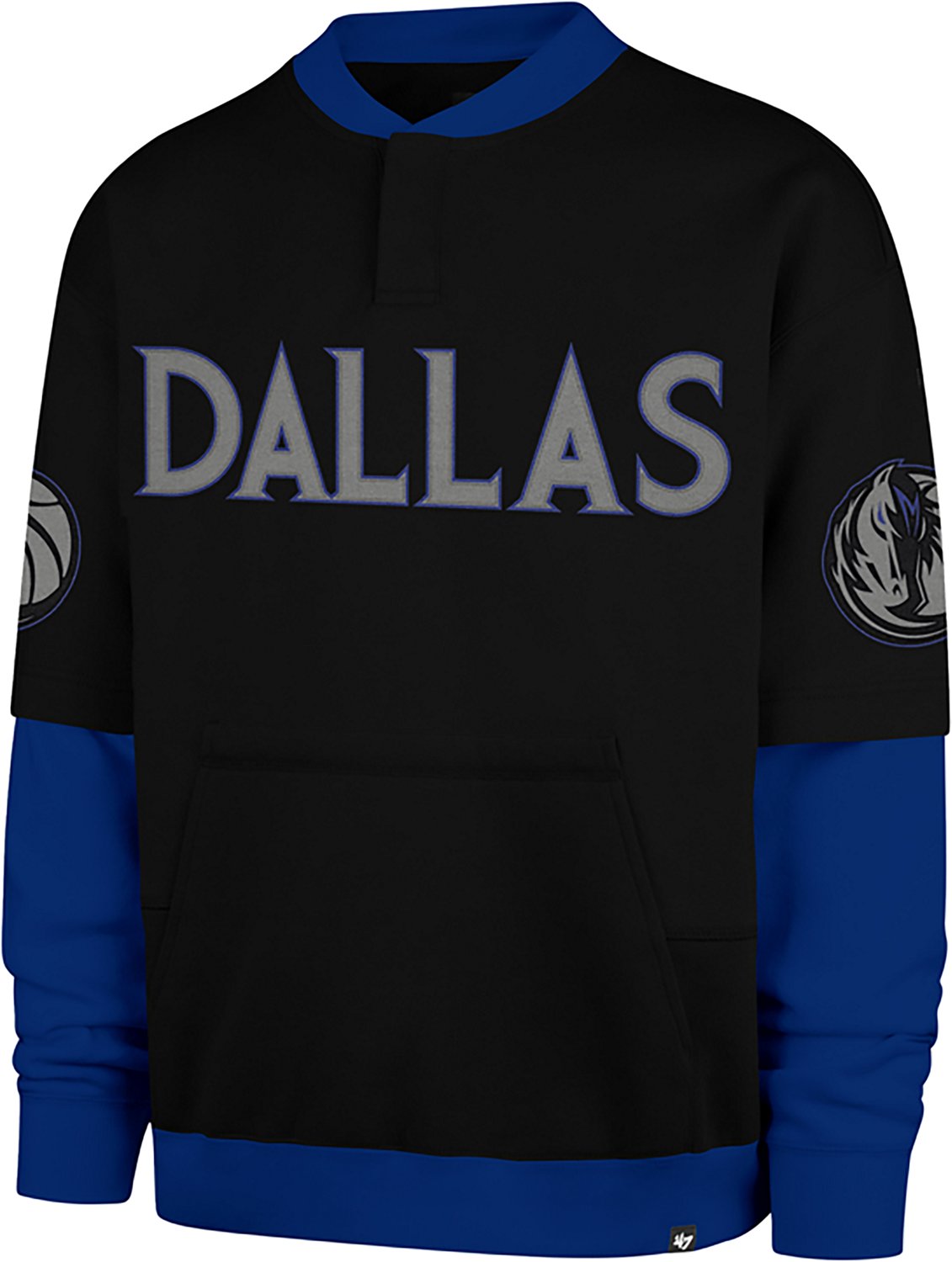 '47 Dallas Mavericks Off Glass Double Crew Sweater