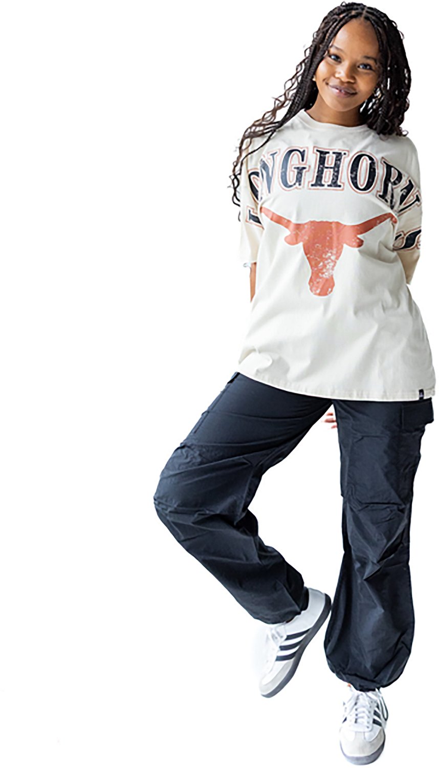 Gameday Social Women's University of Texas Southern Split Oversized Band Graphic T-shirt - view number 2