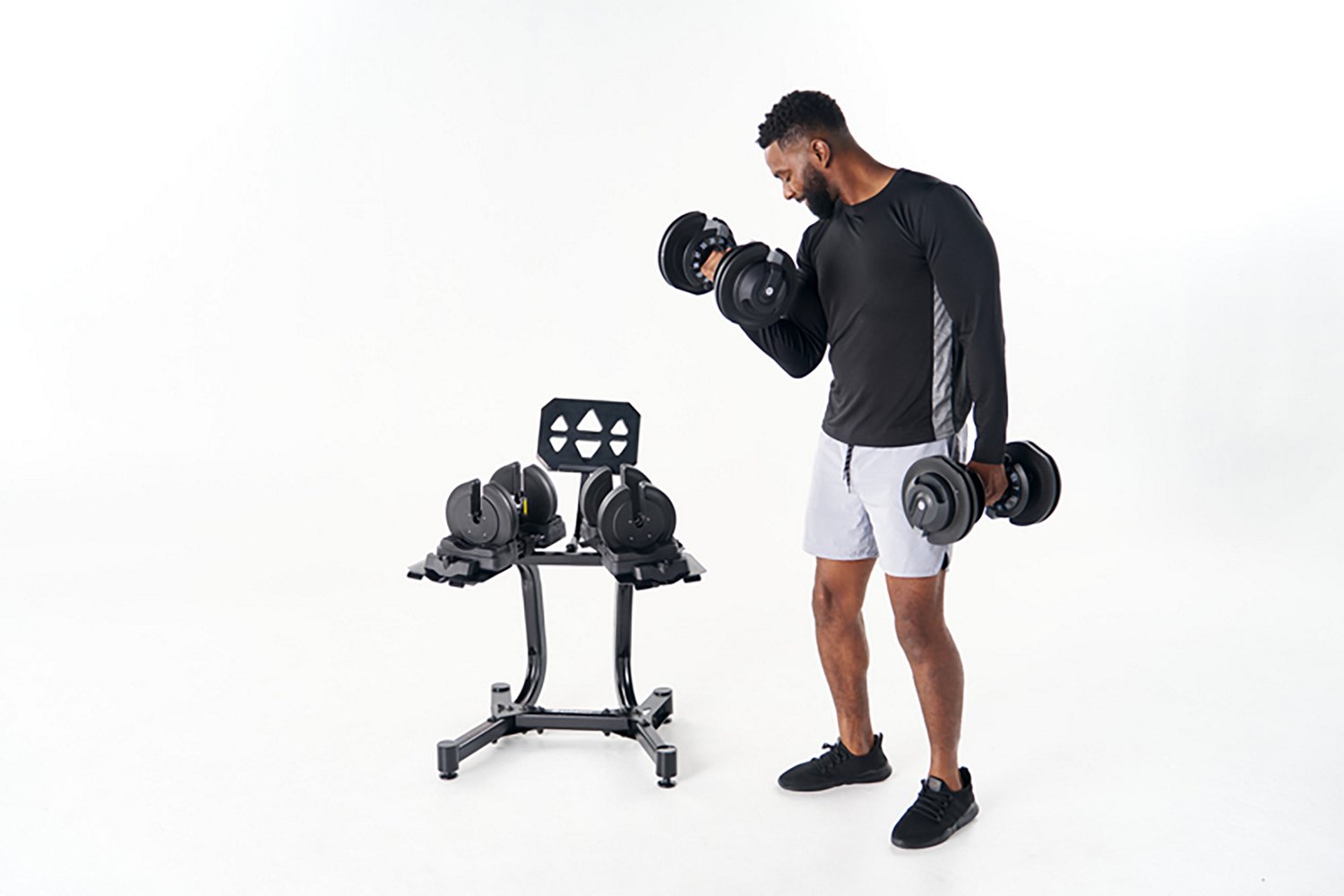 Echelon Strength Adjustable Dumbbells 752 with Stand - view number 2