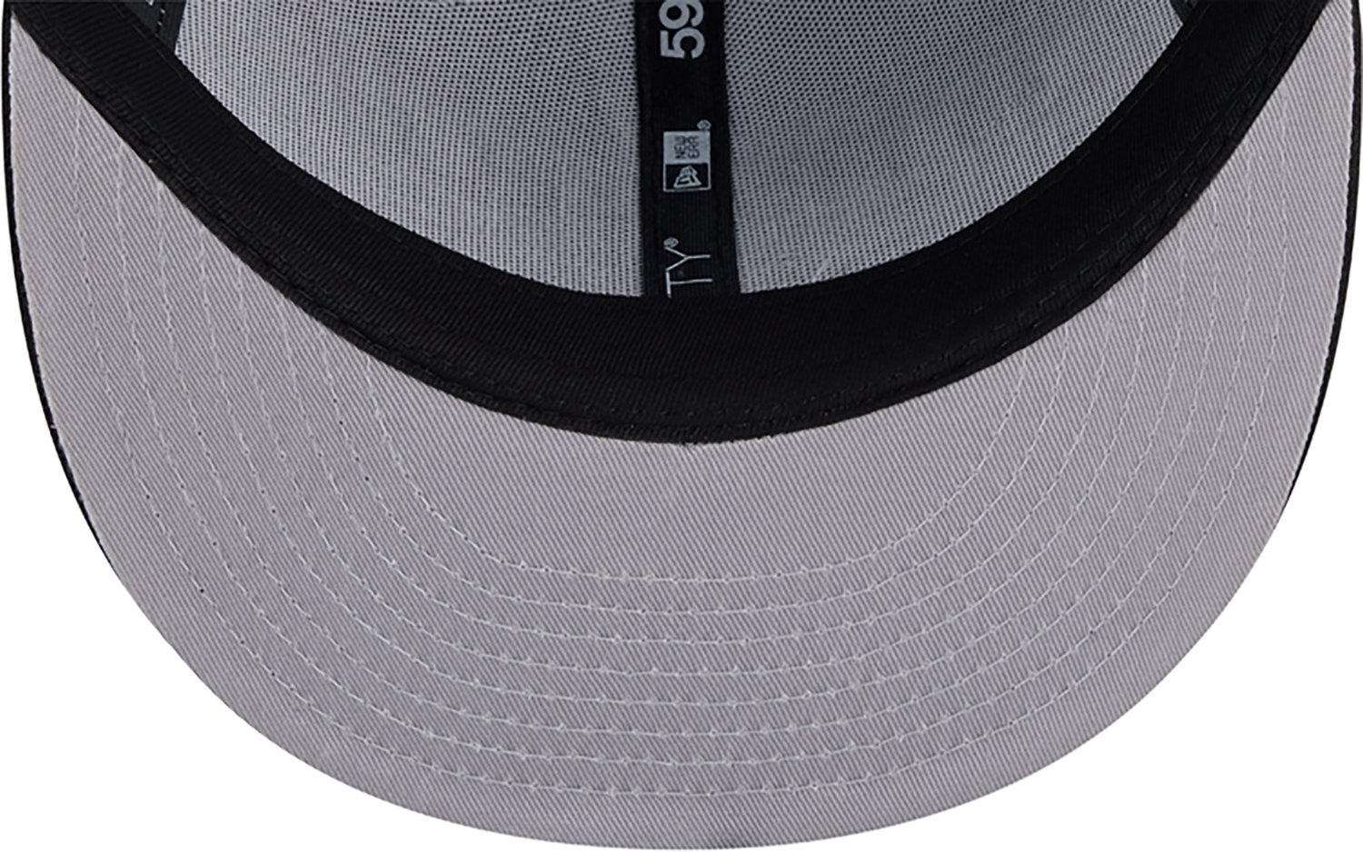 New Era Men’s San Antonio Spurs Satin Black 59FIFTY Cap  - view number 7