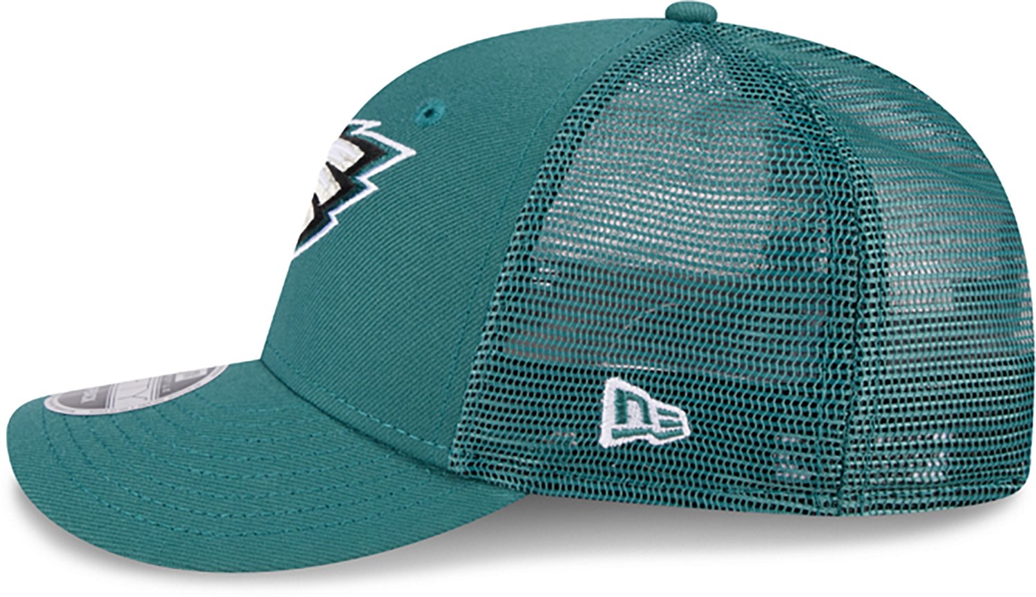 New Era Adults' Philadelphia Eagles Logo Low Profile OTC Trucker Cap - view number 5