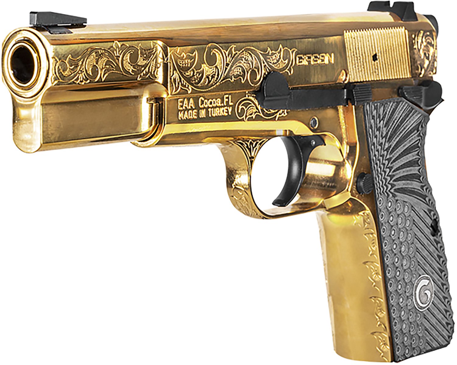 EAA Corp MC P35 Gold 9mm Pistol - view number 3