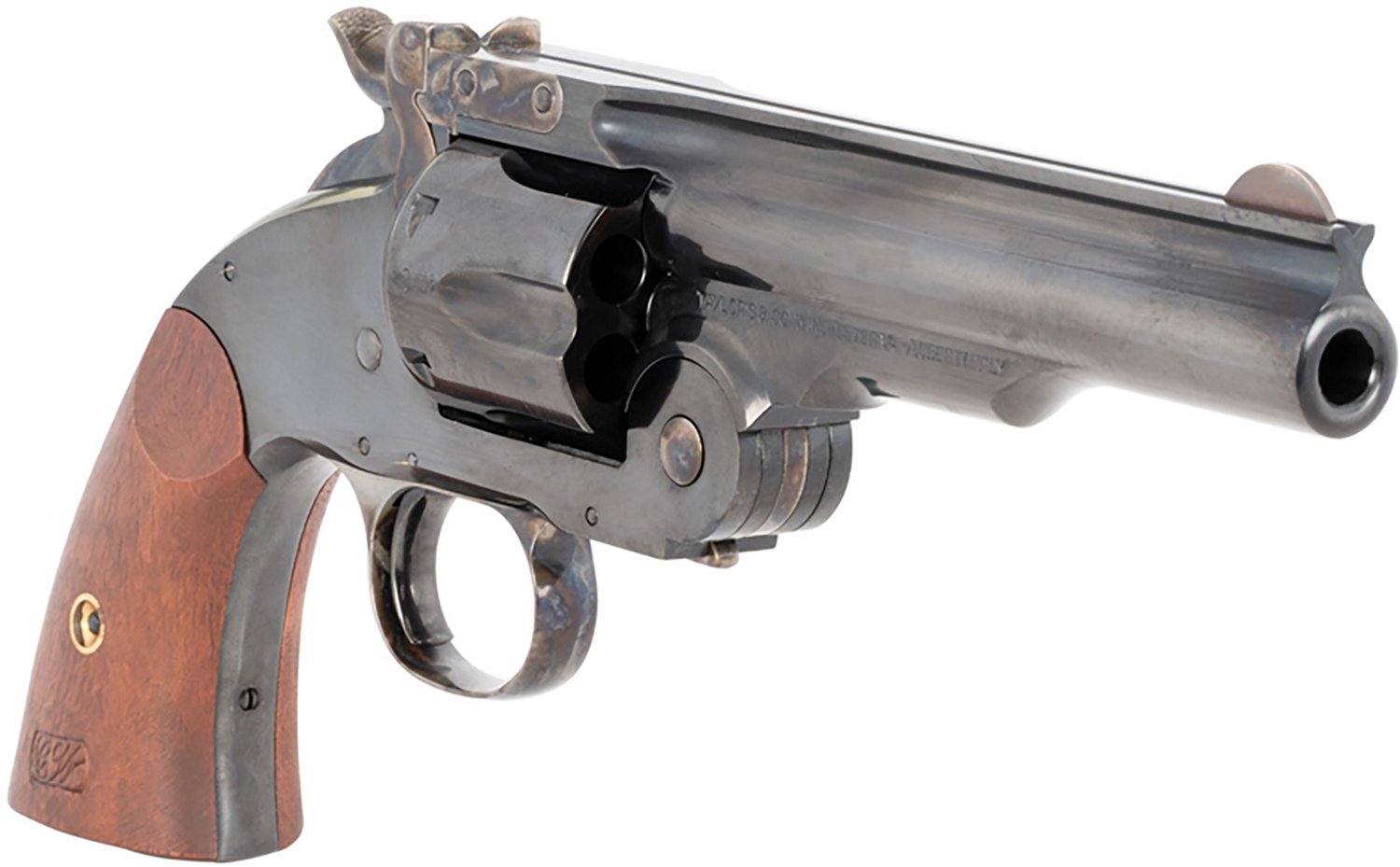 Taylor's & Company Schofield 38 Special Single Action Walnut Revolver - view number 3