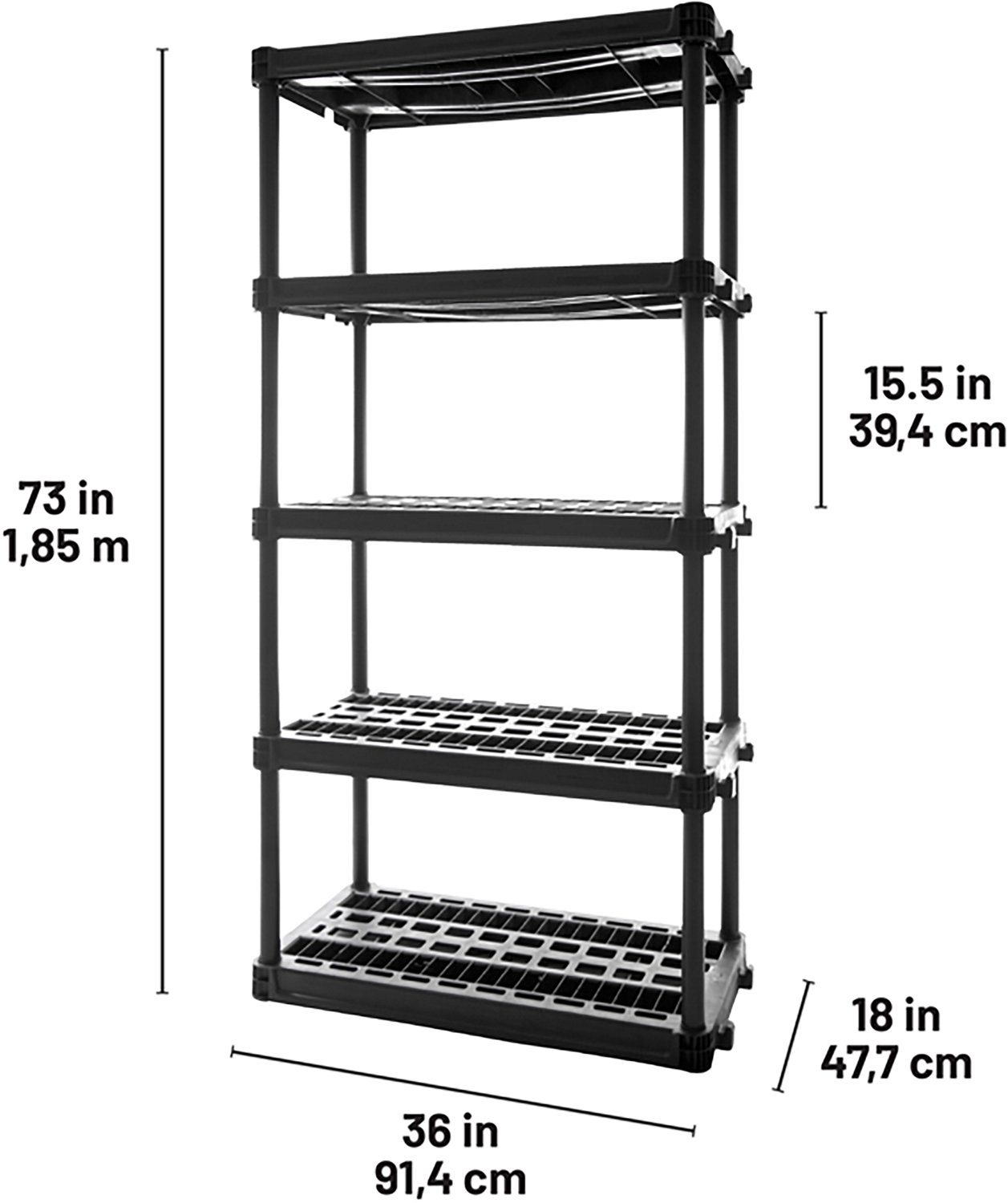 Plano 5 Shelf Heavy Duty Storage Unit - view number 3