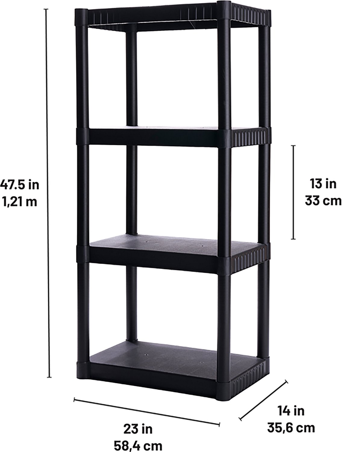 Plano 4 Shelf Standard Duty Storage Unit - view number 3