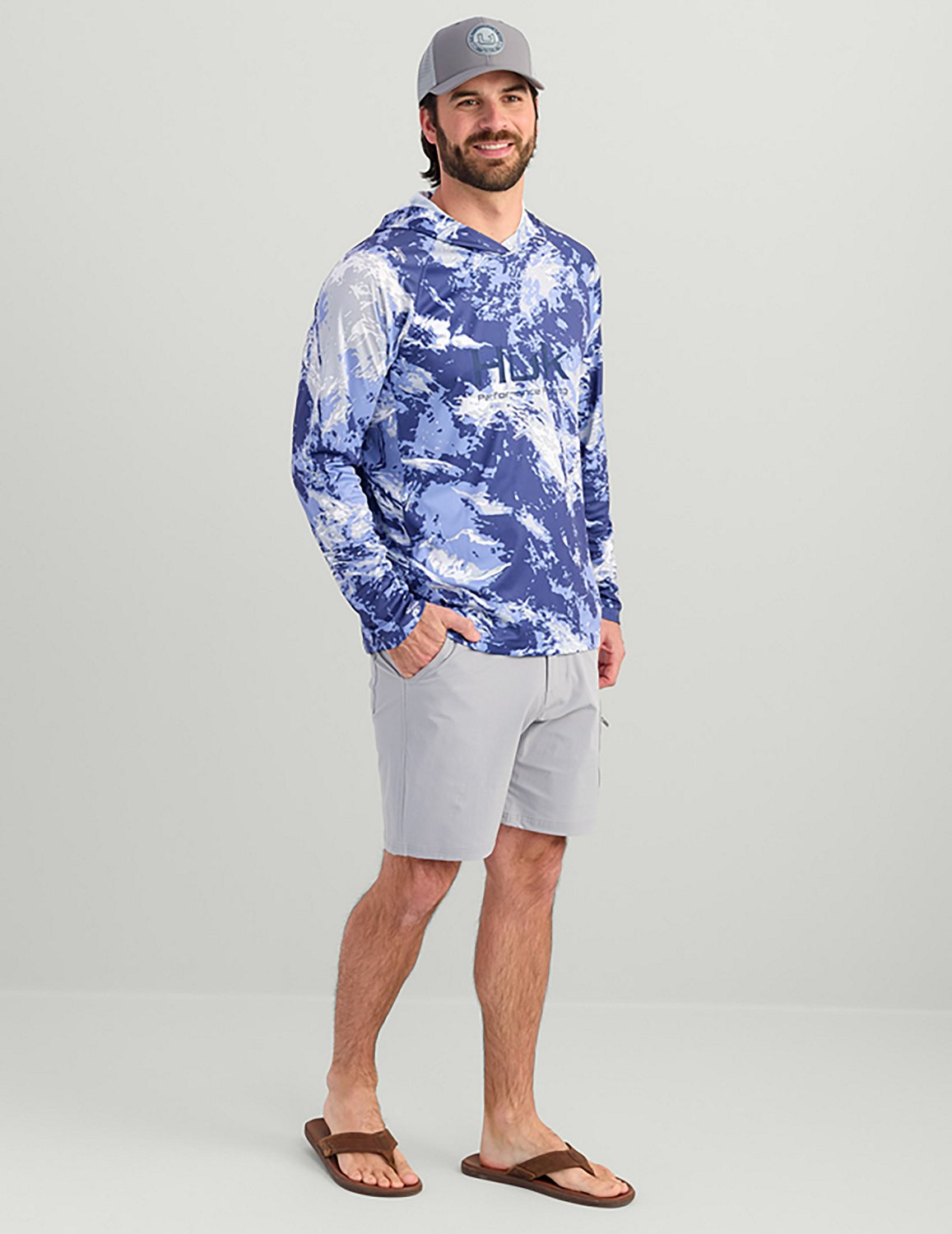 Huk Men's Mossy Oak Pursuit Hoodie - view number 6