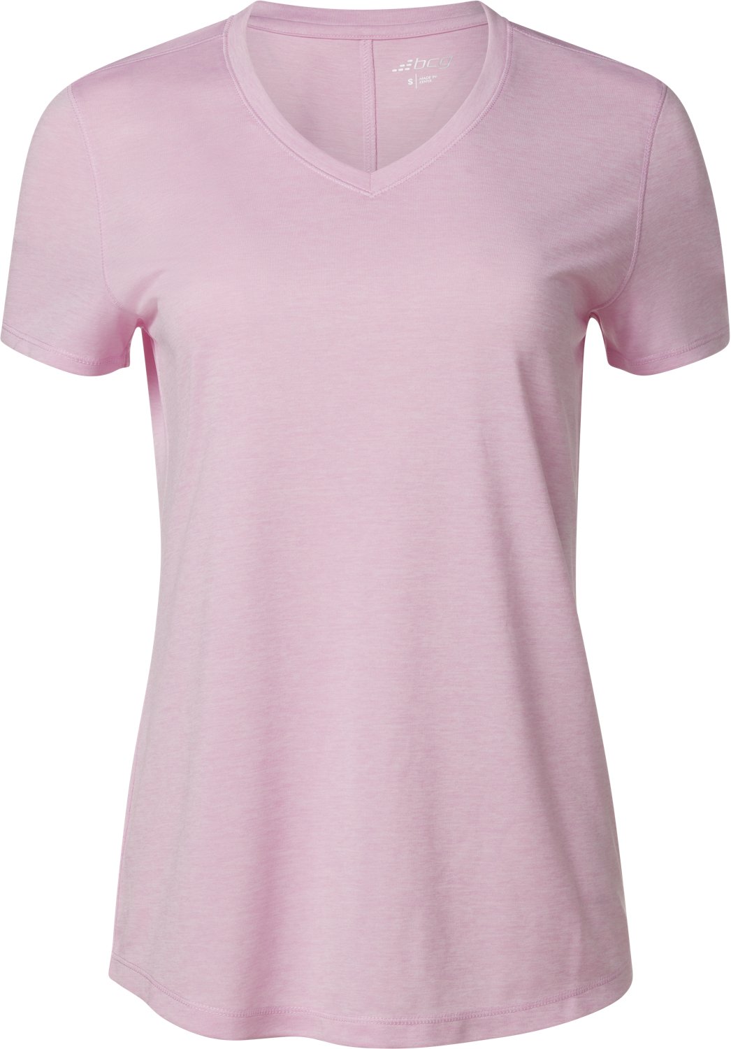 BCG Women's Turbo Melange V-neck T-shirt