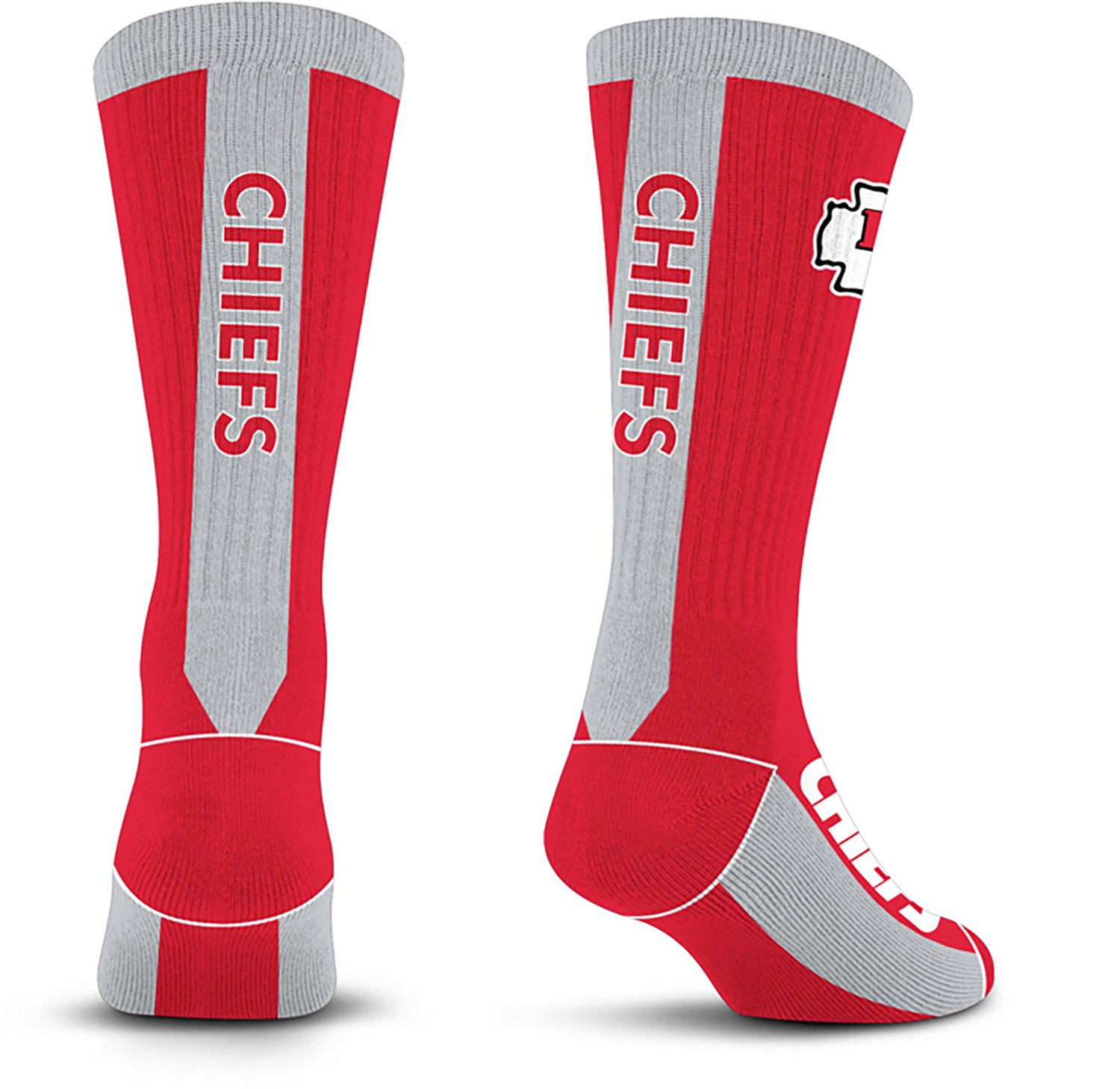 For Bare Feet Adults' Chiefs MVP Crew Socks - view number 2