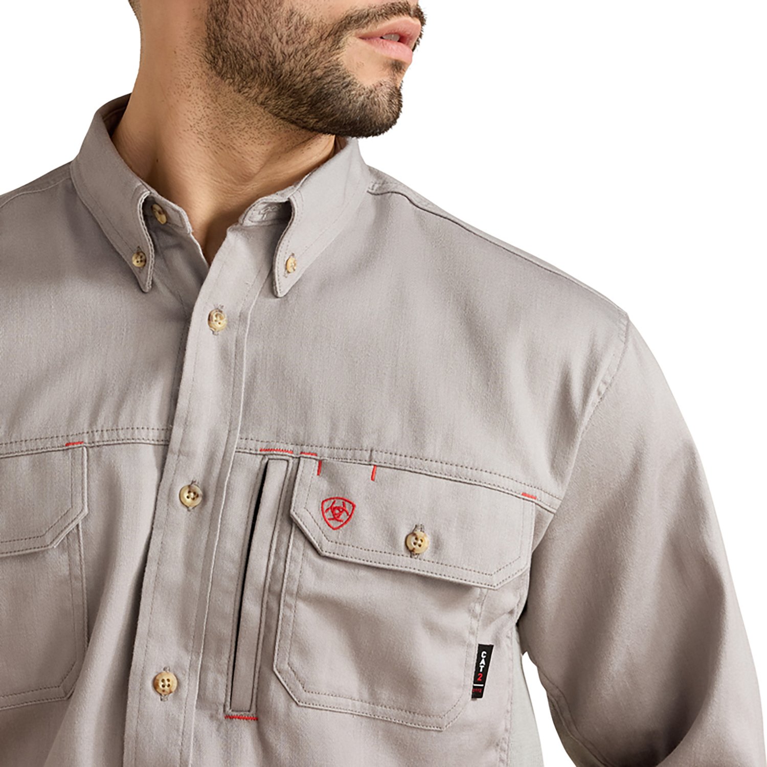 Ariat Men's Flame Resistant Solid Vent Shirt - view number 3