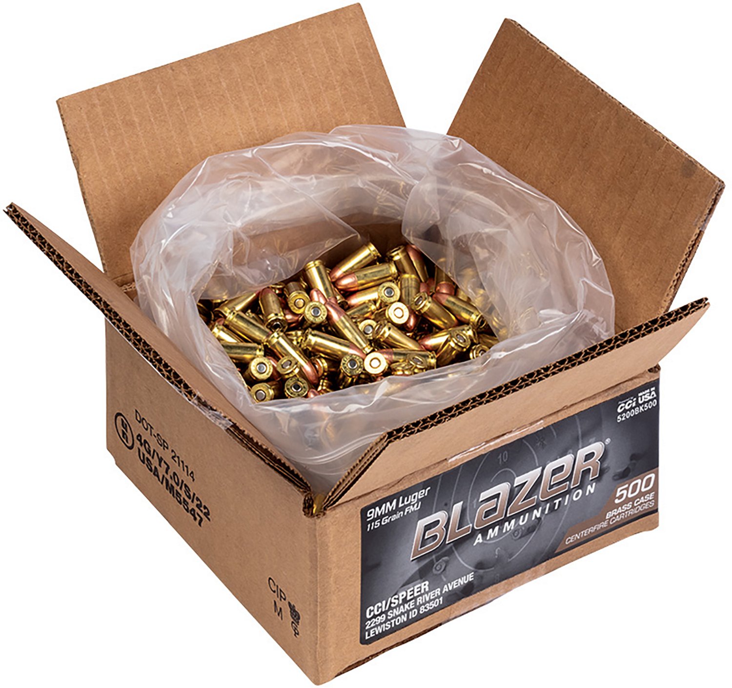 Blazer Brass Black Pack 9mm Luger 115-Grain Centerfire Pistol Ammunition - view number 3