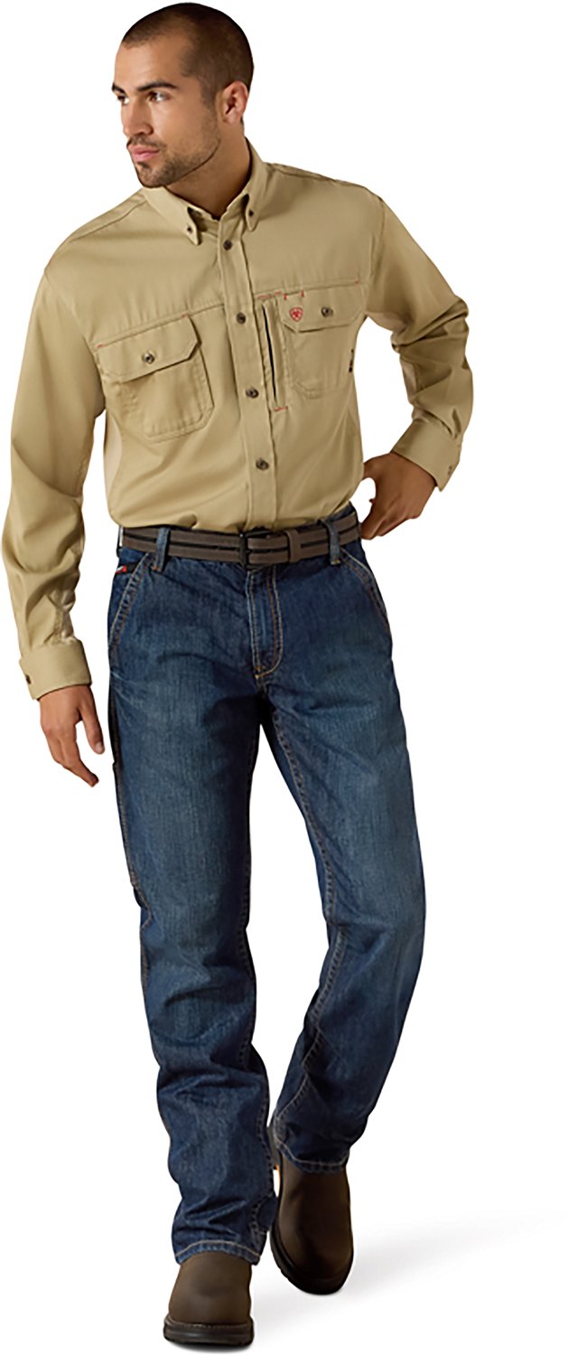Ariat Men's FR Solid Vent Work Shirt - view number 5