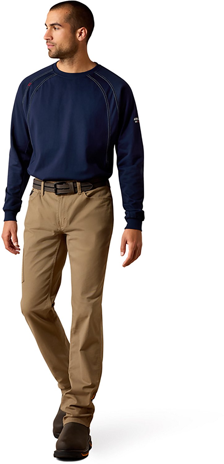 Ariat Men's Rebar M4 DuraStretch Made Tough Stackable Straight Leg Work Pants                                                    - view number 6