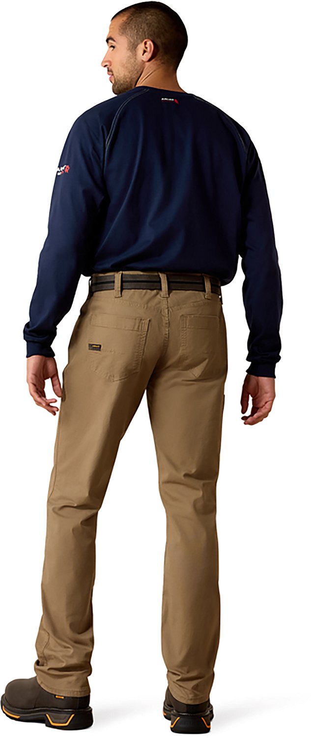 Ariat Men's Rebar M4 DuraStretch Made Tough Stackable Straight Leg Work Pants                                                    - view number 7