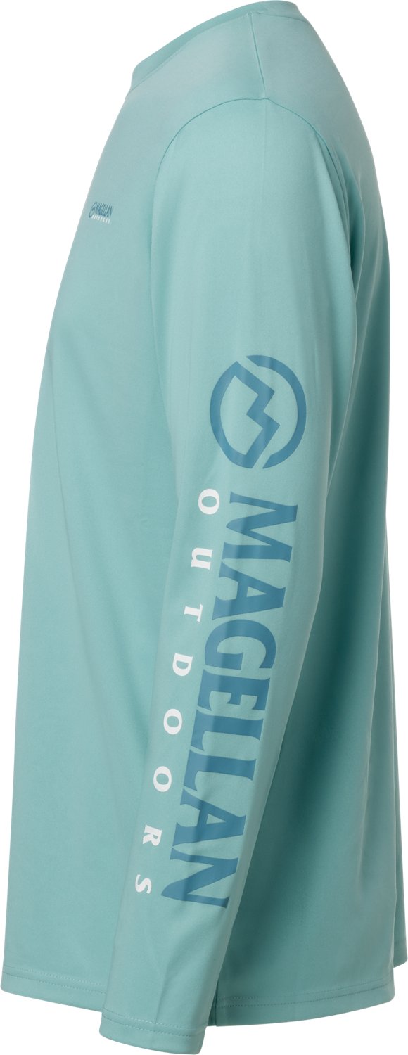 Magellan Outdoors Men's Casting Crew Core Graphic Long Sleeve T-shirt                                                            - view number 3