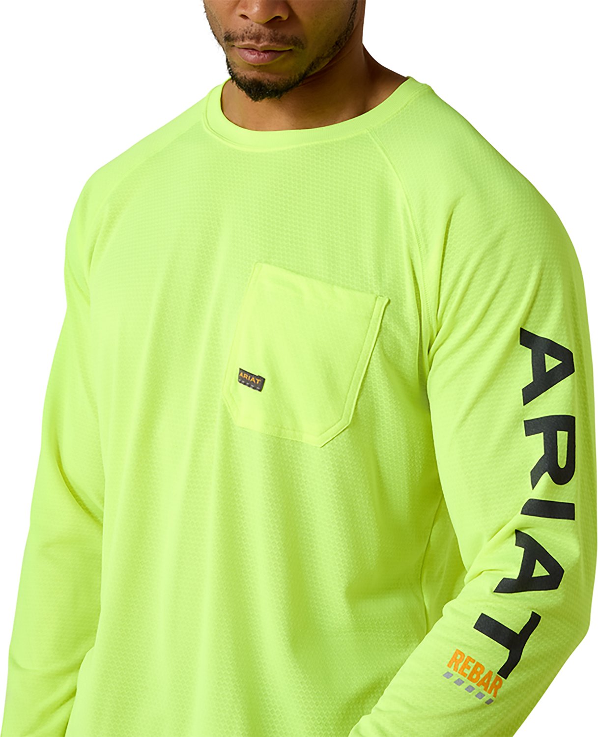 Ariat Men's Rebar HeatFighter Long Sleeve T-shirt - view number 3