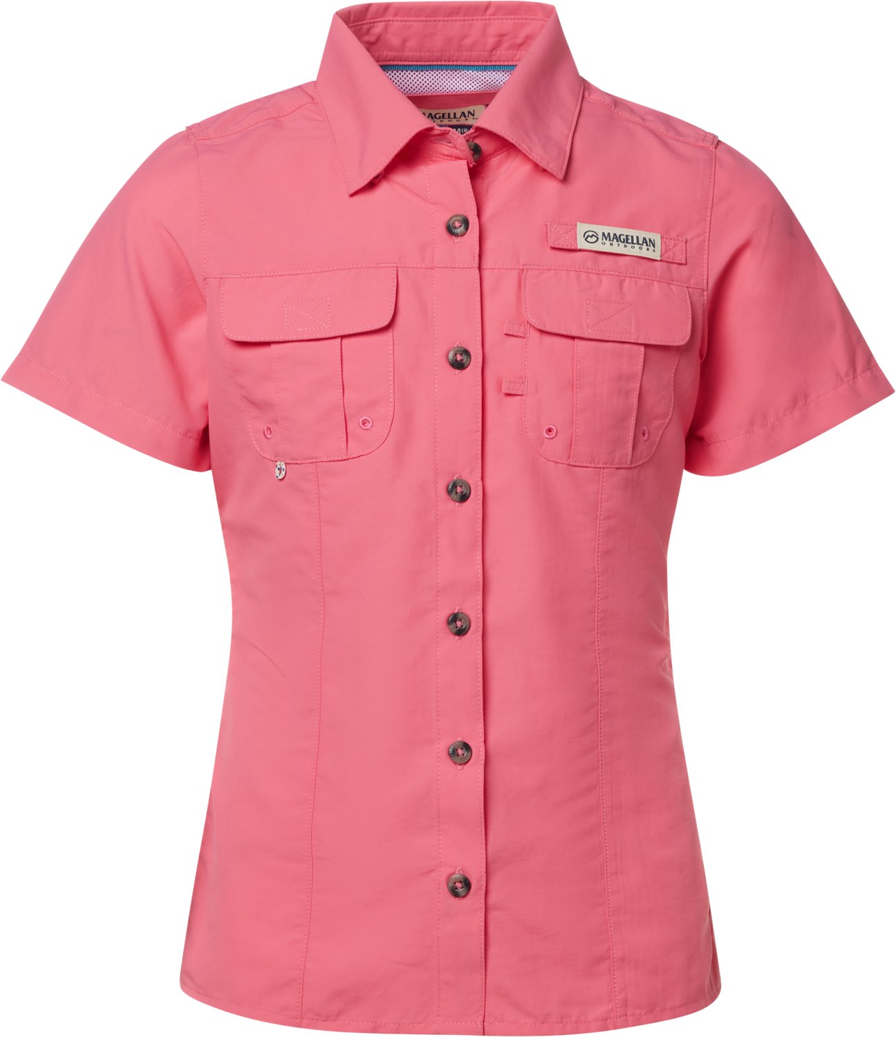 Magellan Girls' Laguna Madre Short Sleeve Fishing Shirt