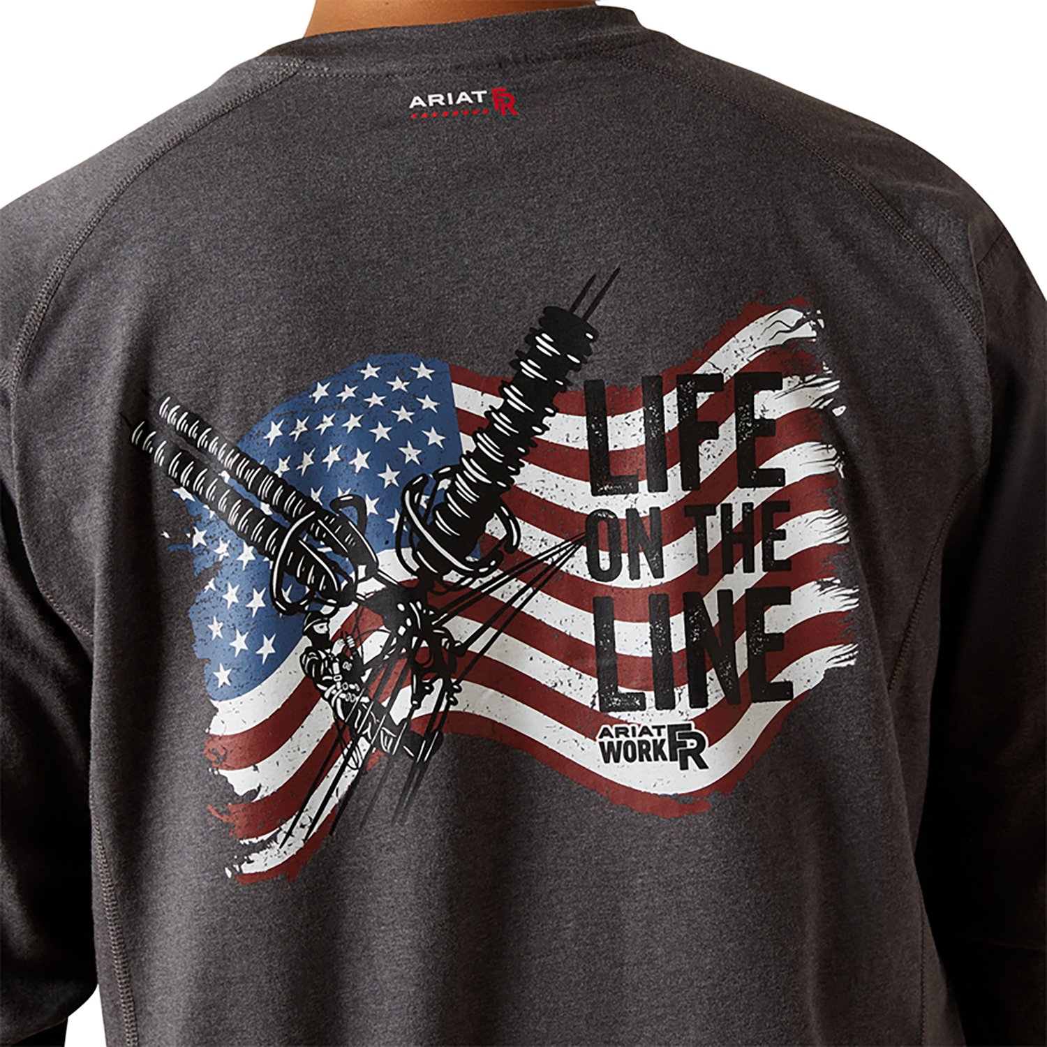 Ariat Men's Air Lineman Flame-resistant T-shirt - view number 5