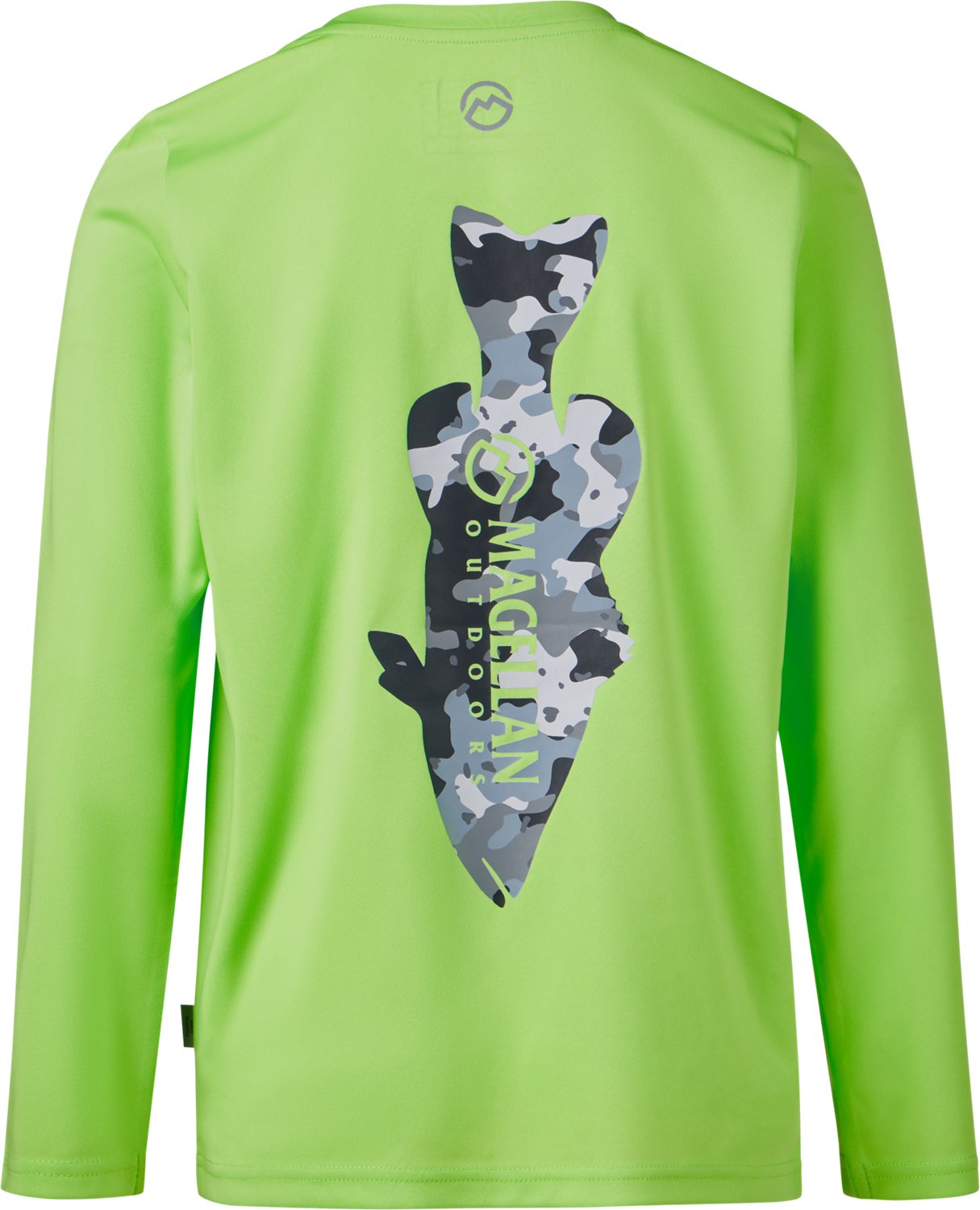 Magellan Outdoors Boys’ Casting Crew Fish Back Long Sleeve T-shirt