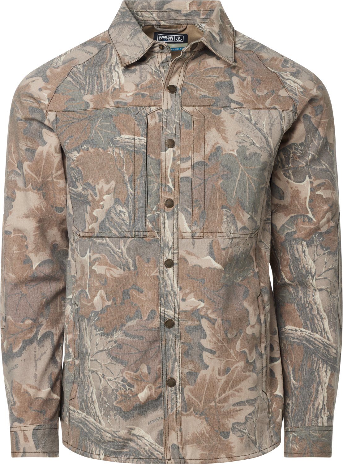 Magellan Outdoors Men's Pro/Jacob Wheeler Fishing Long Sleeve Camo Canvas Shirt Jac - view number 3