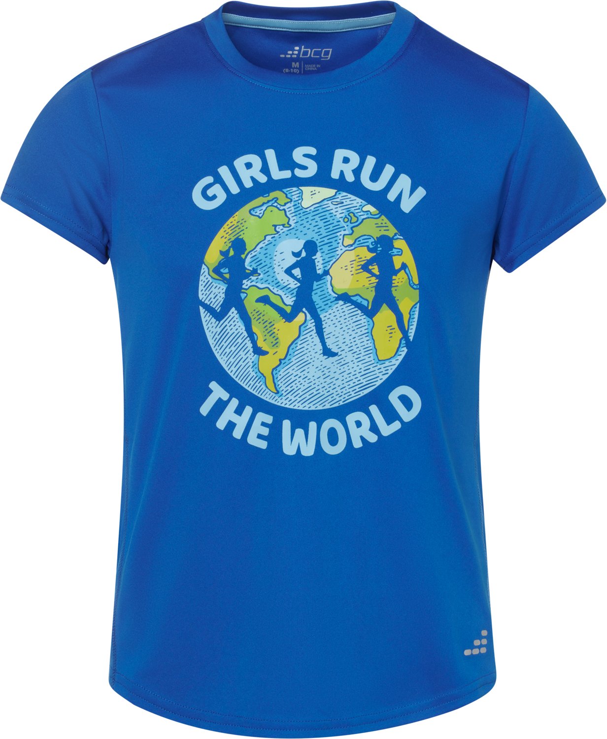 BCG Girls' Training Turbo Run World Tee