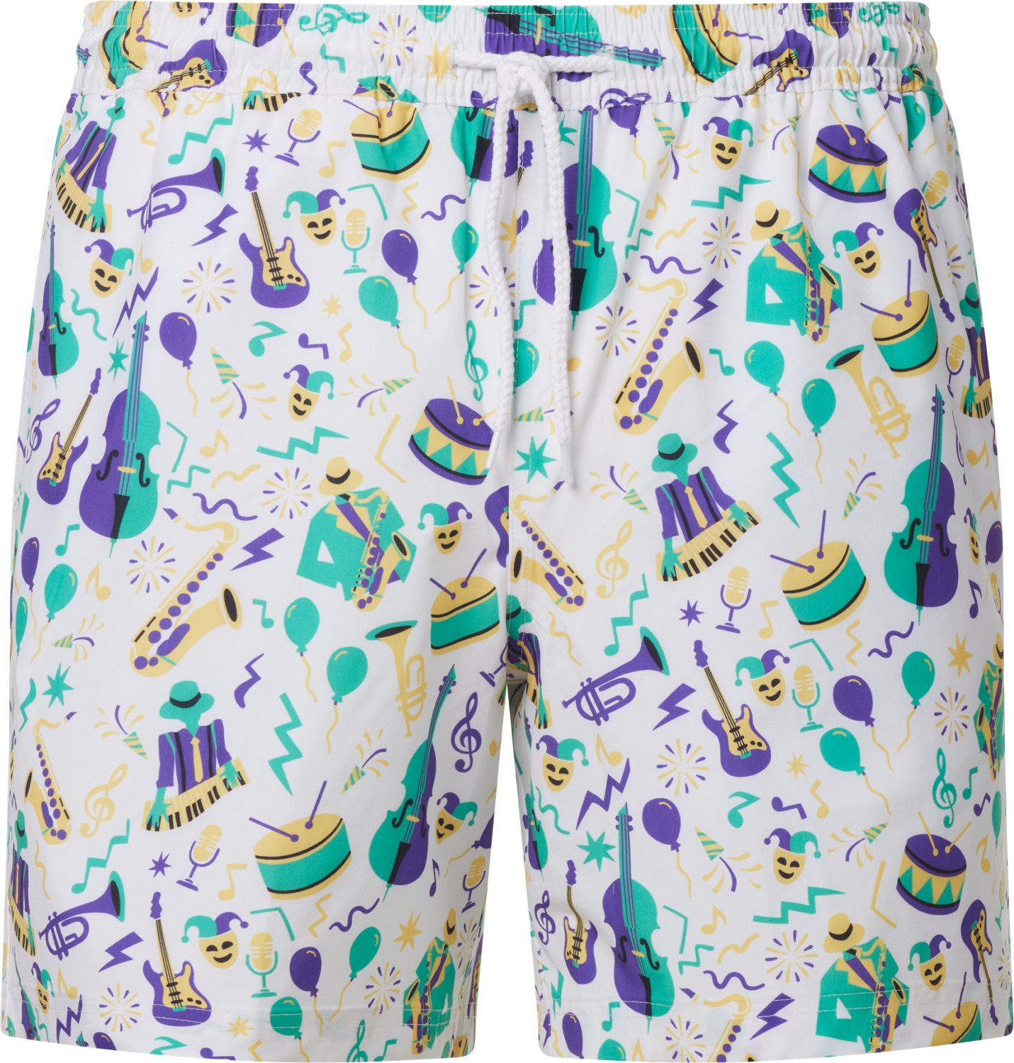 Magellan Outdoors Men's Mardi Gras Print Shorts 7 in - view number 3