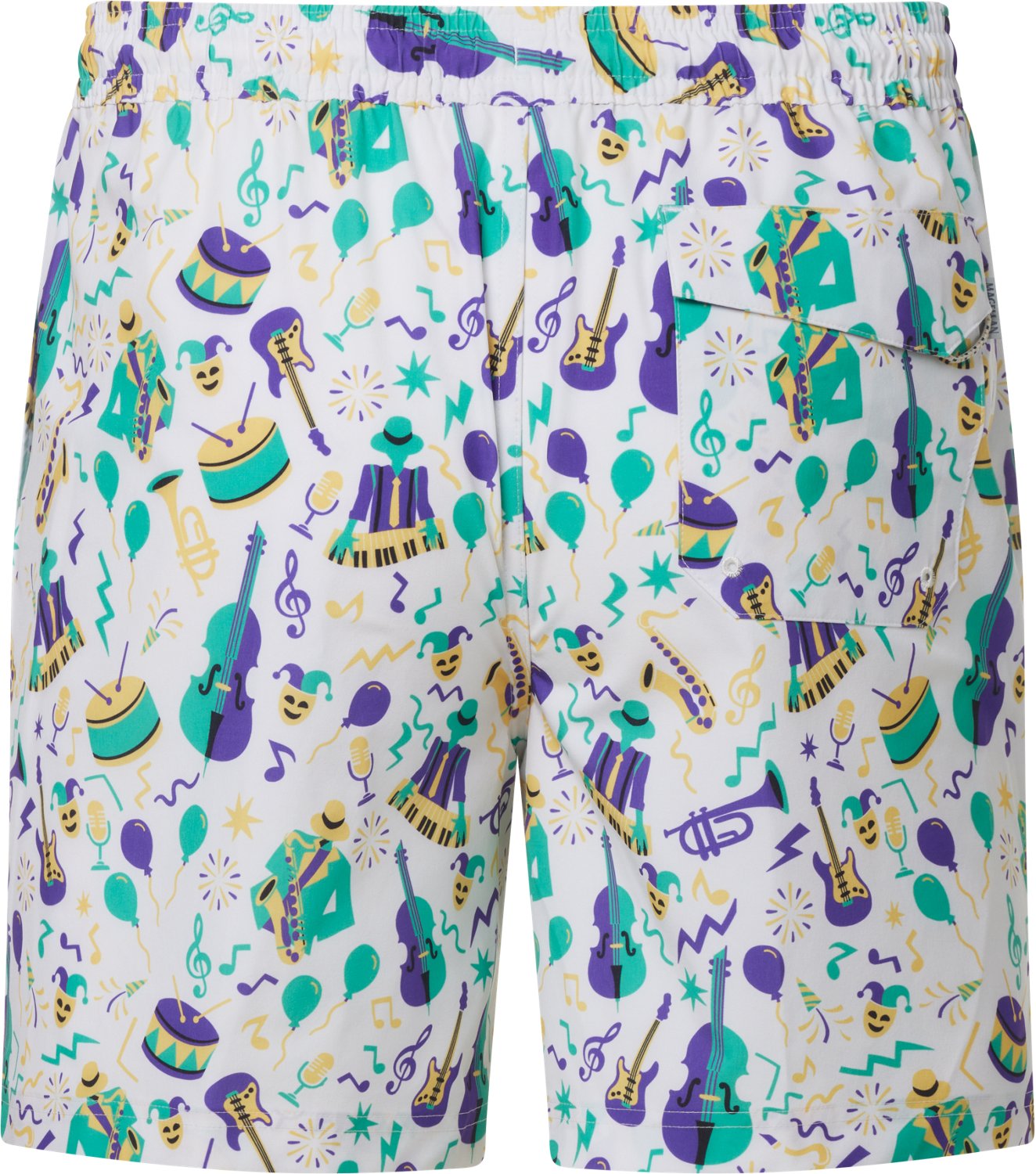 Magellan Outdoors Men's Mardi Gras Print Shorts 7 in - view number 4