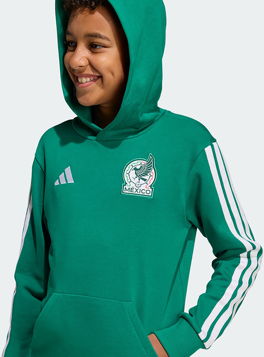 adidas Youth 2026 World Cup Mexico DNA Hoodie - view number 4