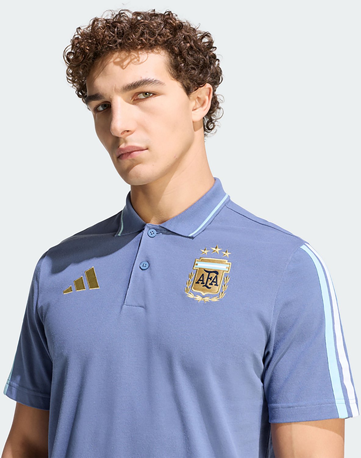 adidas Men's Argentina World Cup 2025 DNA Polo Shirt - view number 4