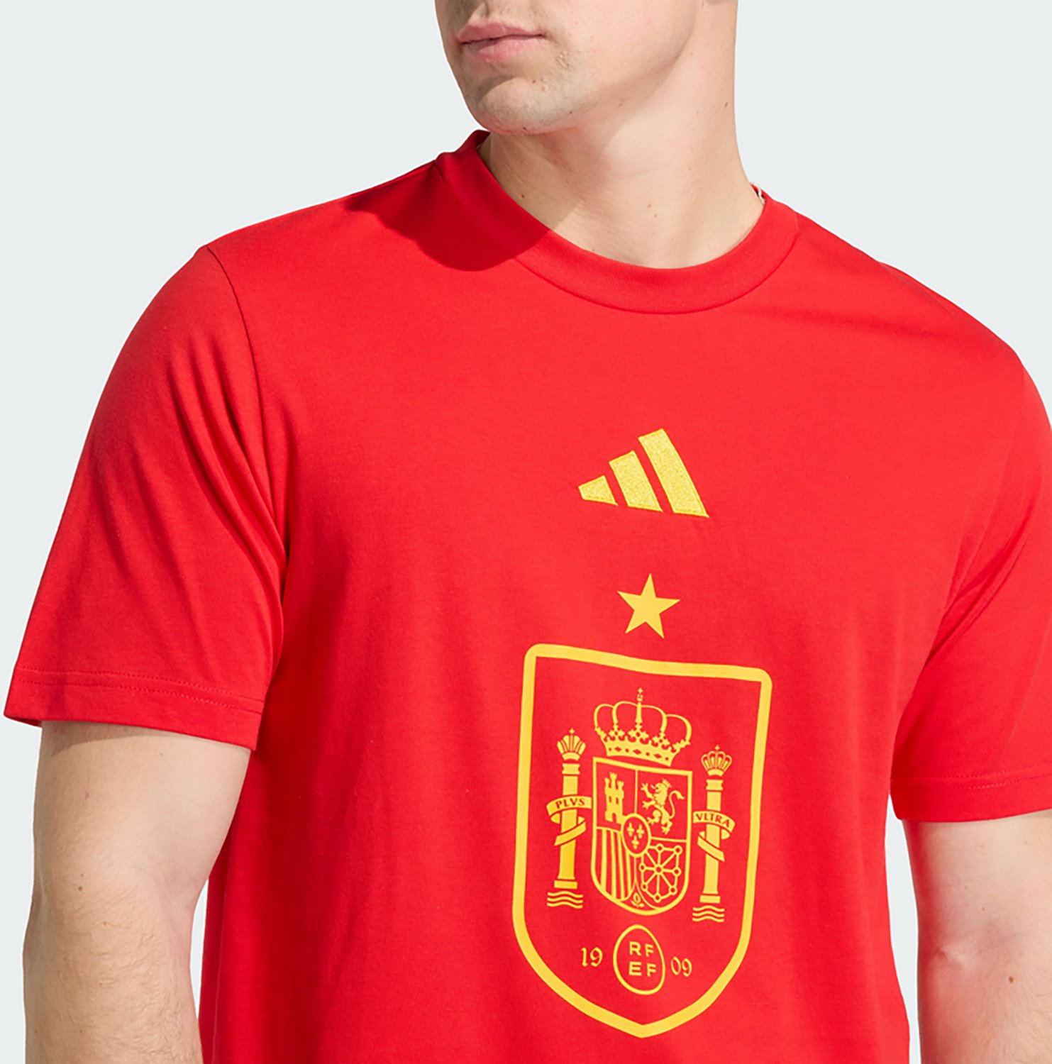 adidas Men's Spain World Cup 2026 Alphaskin Graphic T-Shirt - view number 4