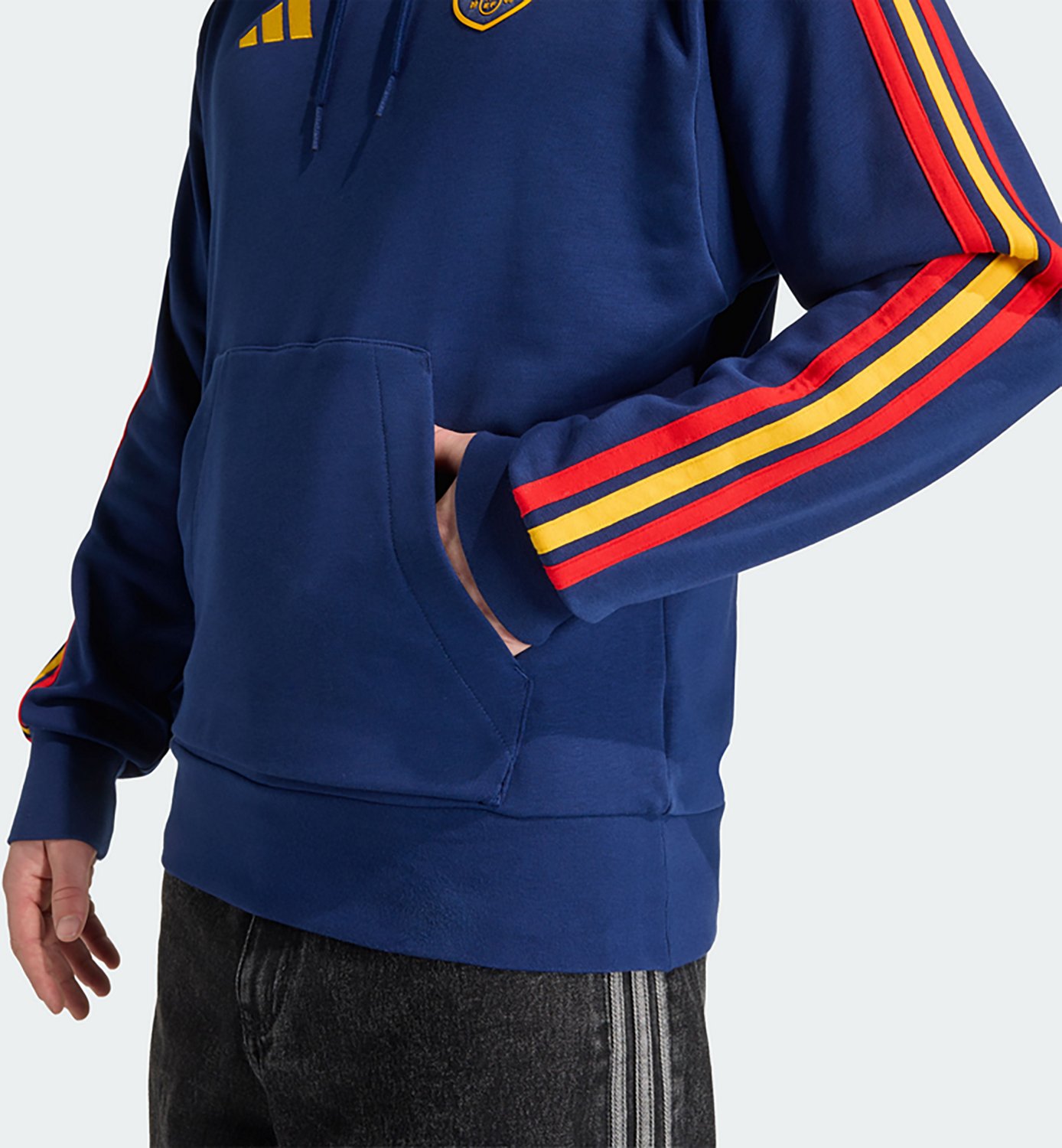 adidas Men's Spain World Cup 2026 Alphaskin Pullover Hoodie - view number 5