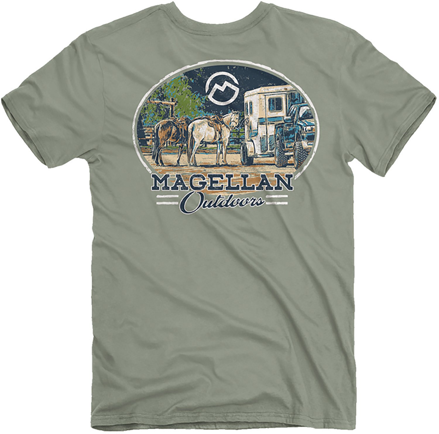 Magellan Outdoors Men's Trailer Horses T-shirt - view number 3
