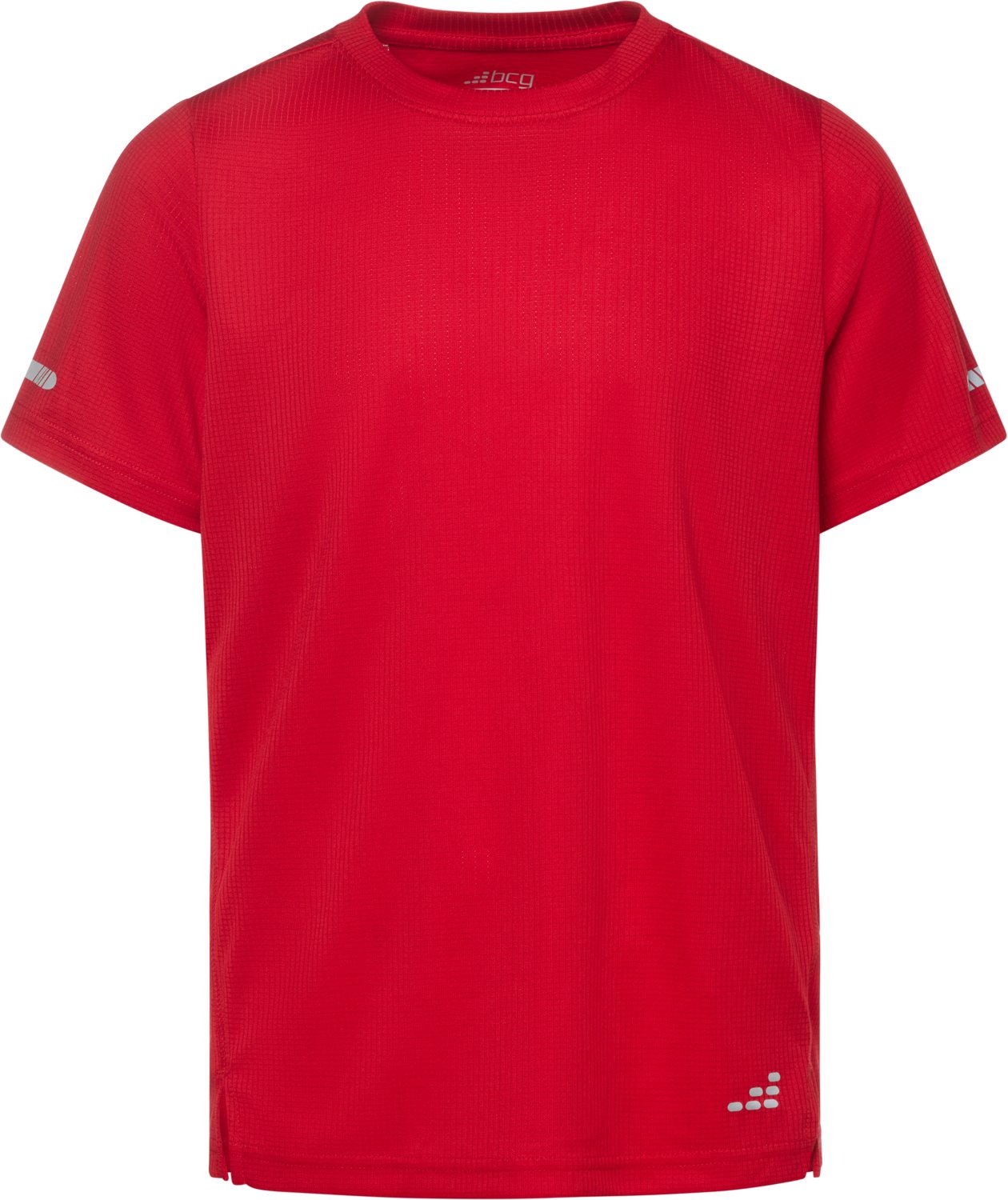 BCG Boys' Run Grid Mesh Spring Short Sleeve T-shirt - view number 3