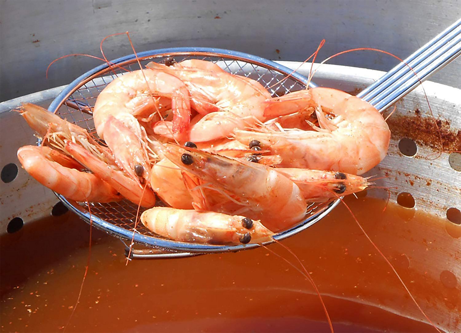 King Kooker Heavy-Duty 36 in Chrome-Plated Skimmer with 9 in Wire Mesh Bow - view number 2