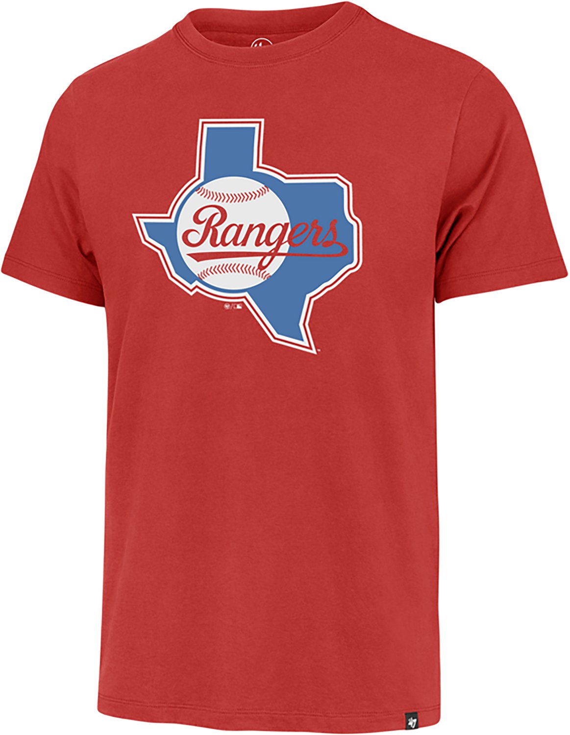 '47 Men's Texas Rangers Cooperstown Imprint Franklin Short Sleeve T-shirt
