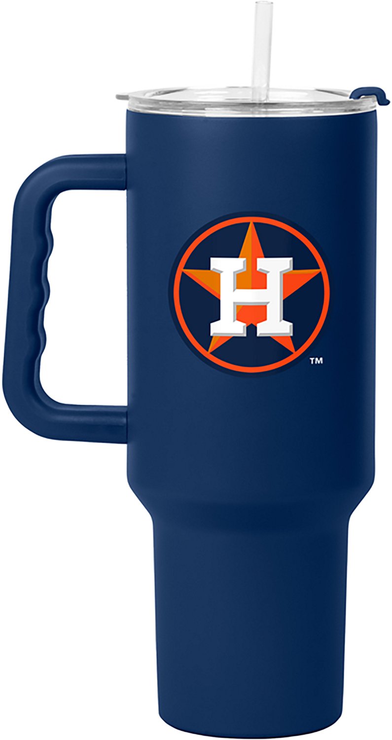 Logo Brands Houston Astros Flipside 40 oz Powder Coat Tumbler | Academy