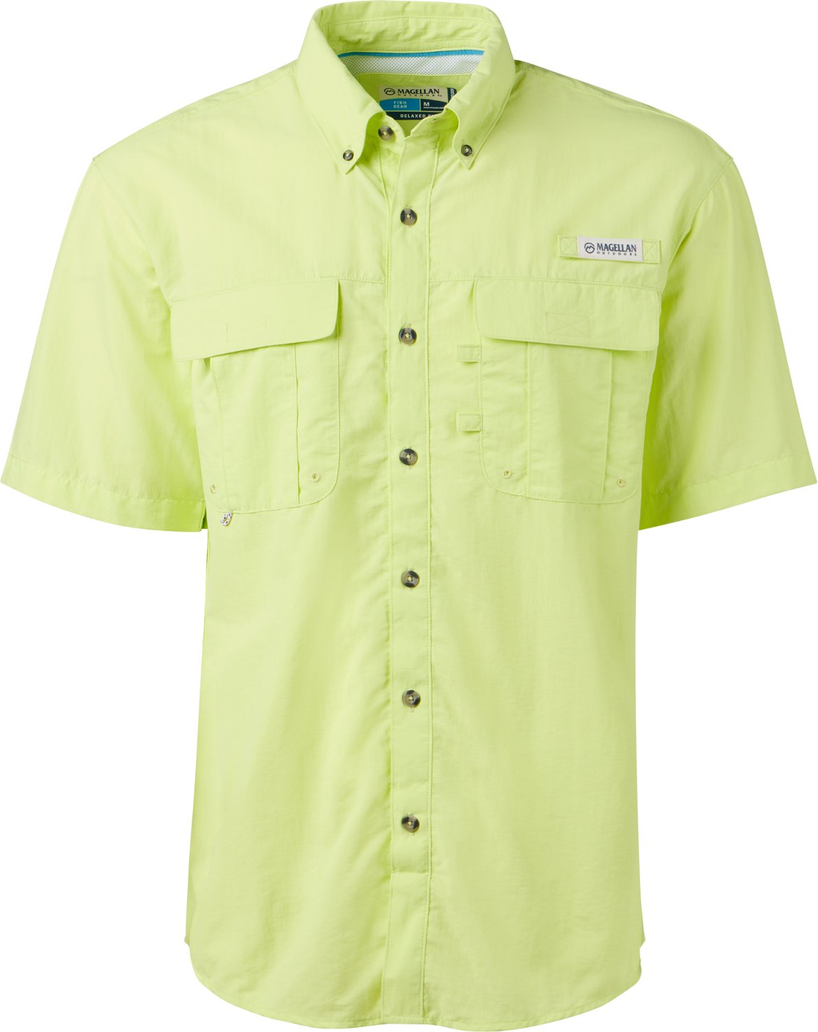 Magellan Outdoors Men's Laguna Madre Solid Short Sleeve Fishing Shirt - view number 2