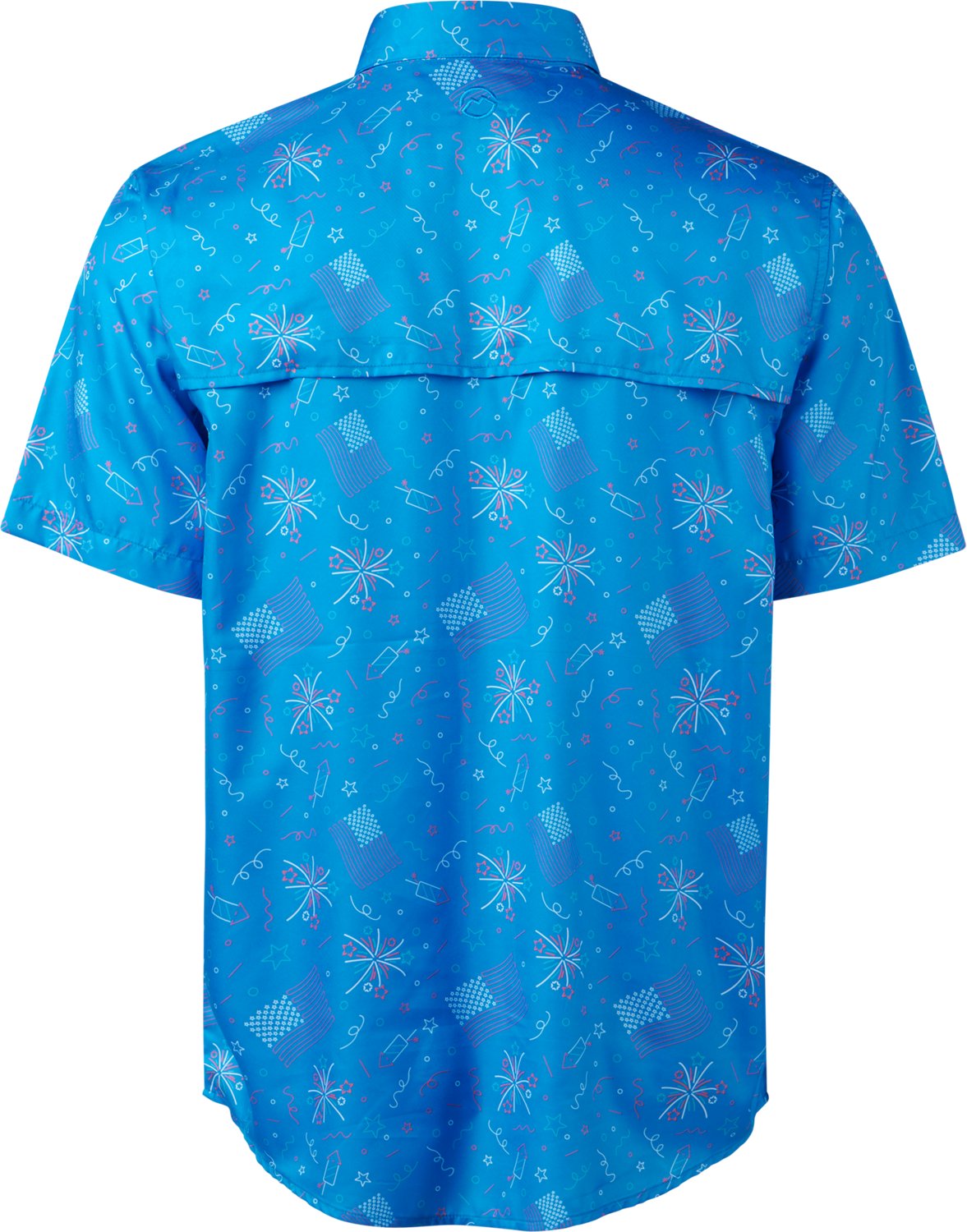 Magellan Outdoors Men's Americana Print Short Sleeve Shirt - view number 2