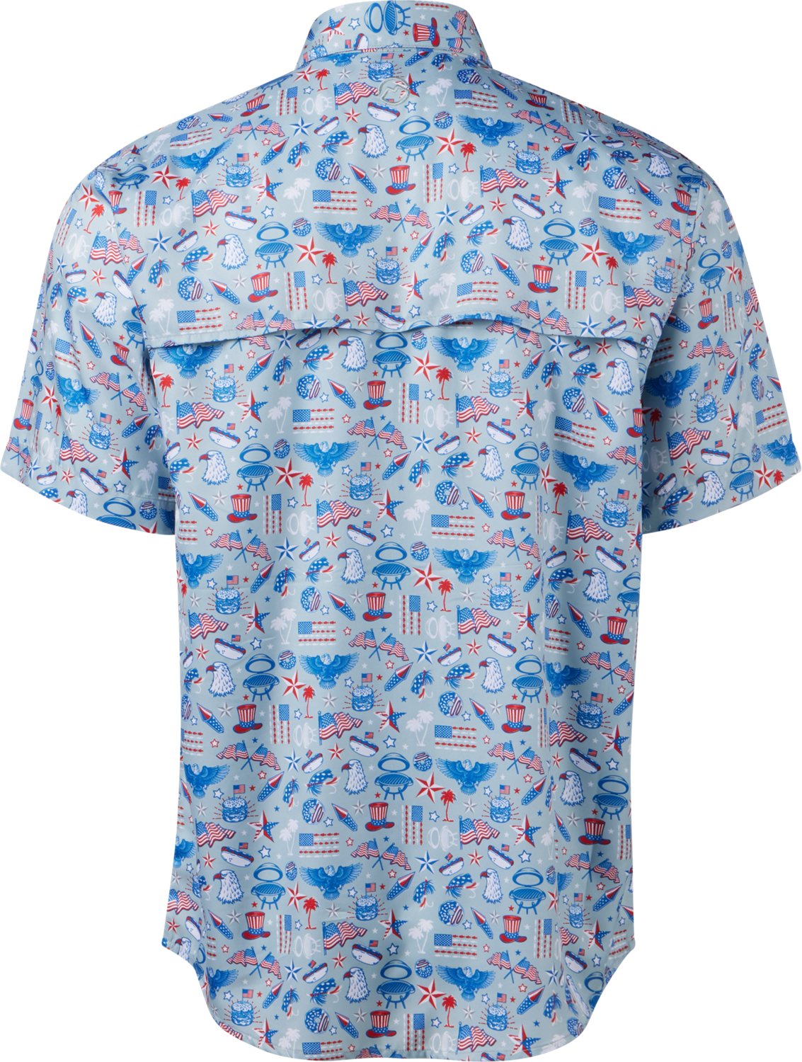 Magellan Outdoors Men's Americana Print Short Sleeve Shirt - view number 2