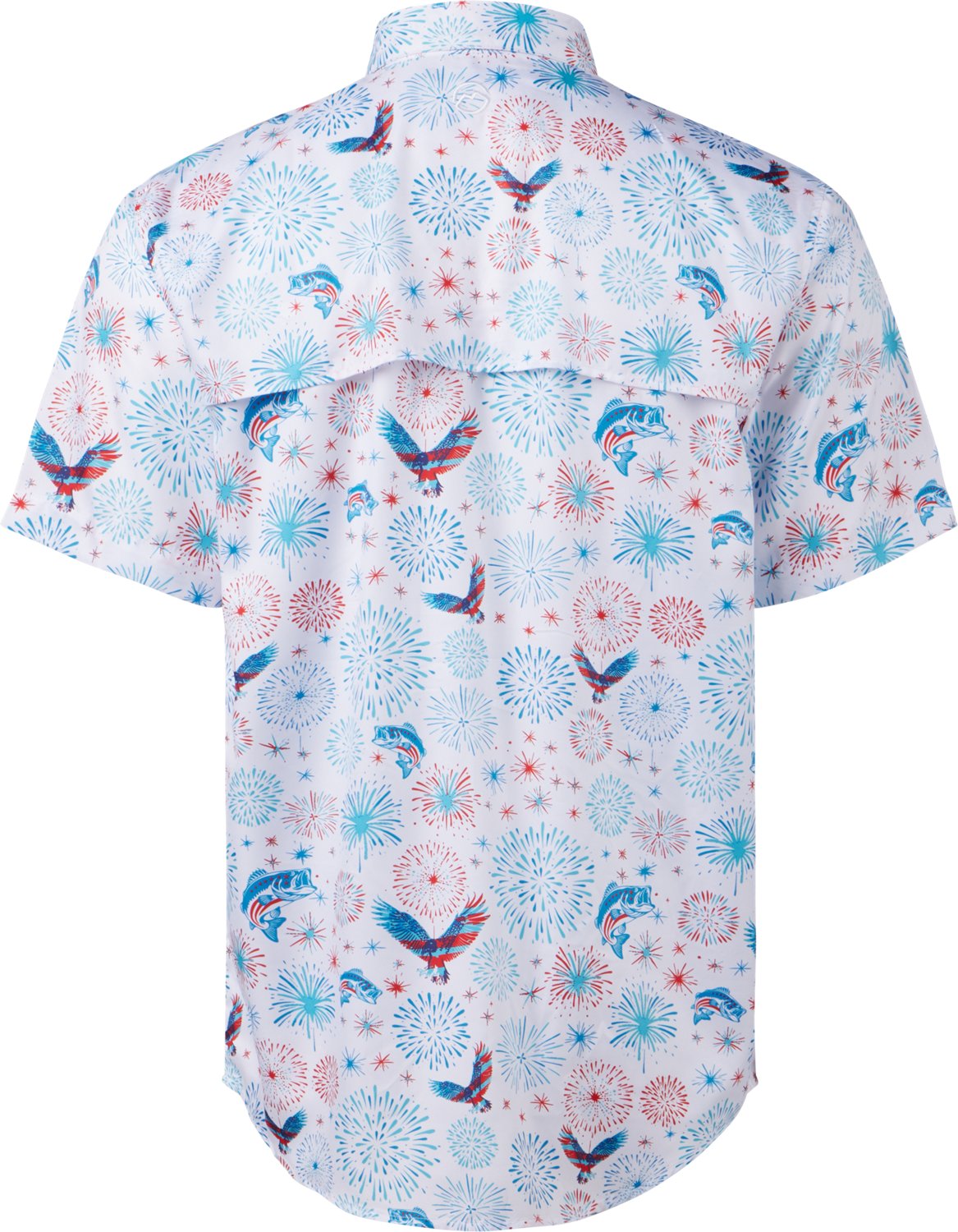 Magellan Outdoors Men's Americana Print Short Sleeve Shirt - view number 2