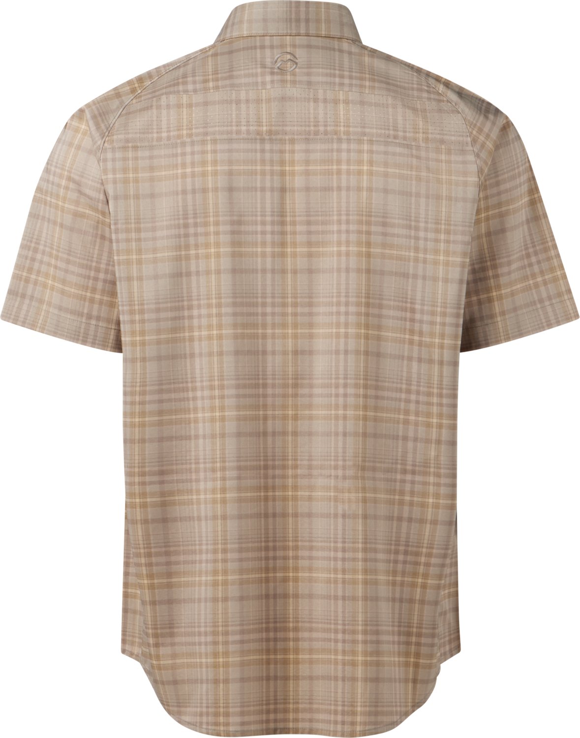 Magellan Outdoors Men's Hickory Canyon Plaid Short Sleeve Shirt                                                                  - view number 4
