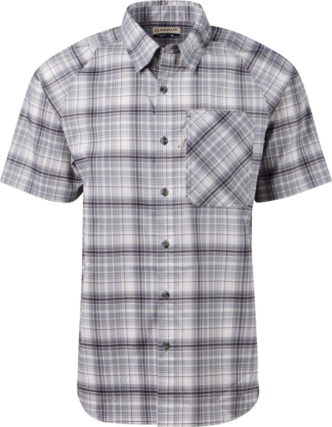 Magellan Outdoors Men's Hickory Canyon Plaid Short Sleeve Shirt                                                                  - view number 2