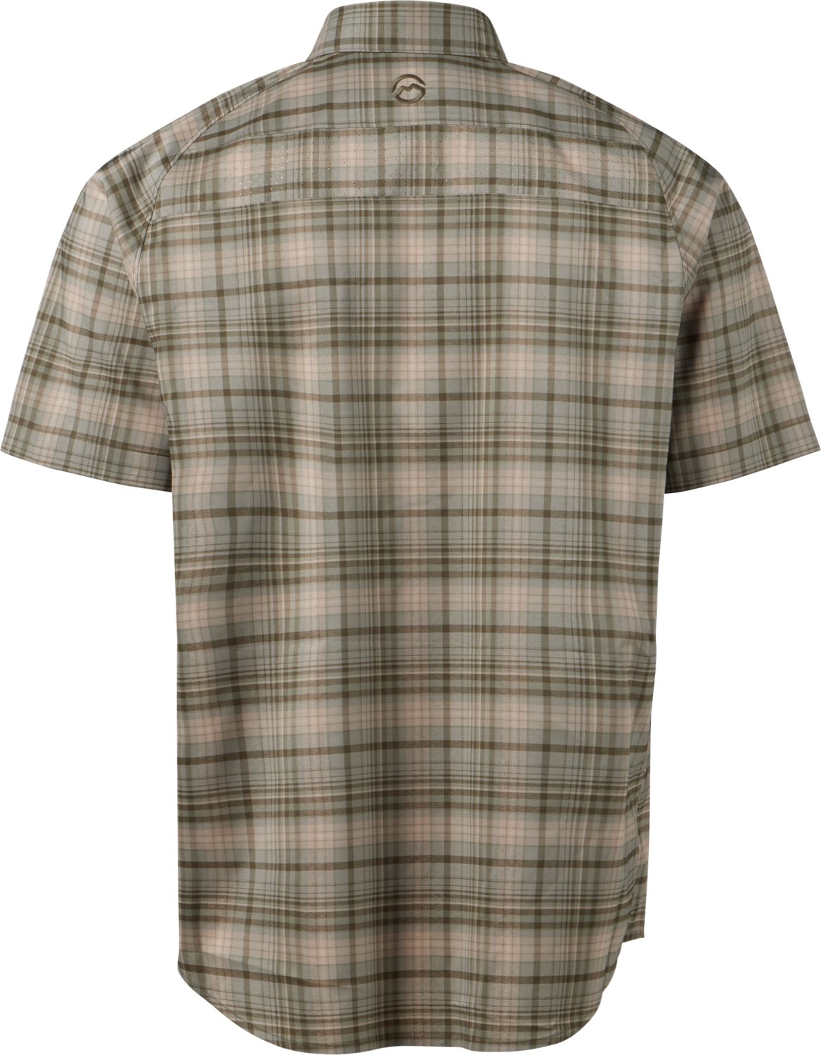 Magellan Outdoors Men's Hickory Canyon Plaid Short Sleeve Shirt                                                                  - view number 4