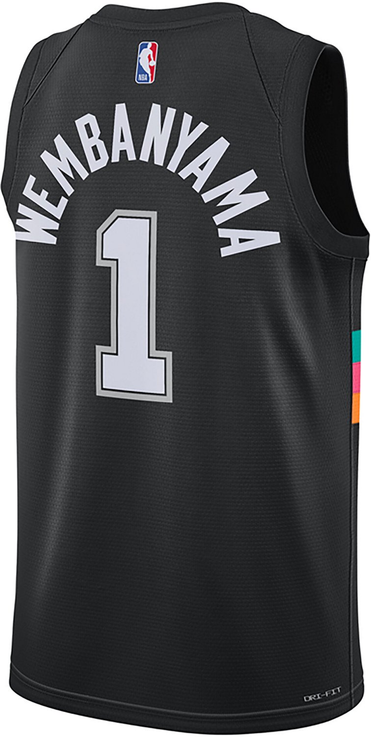Nike Men's San Antonio Spurs Victor Wembanyama Swingman City Edition Jersey - view number 2