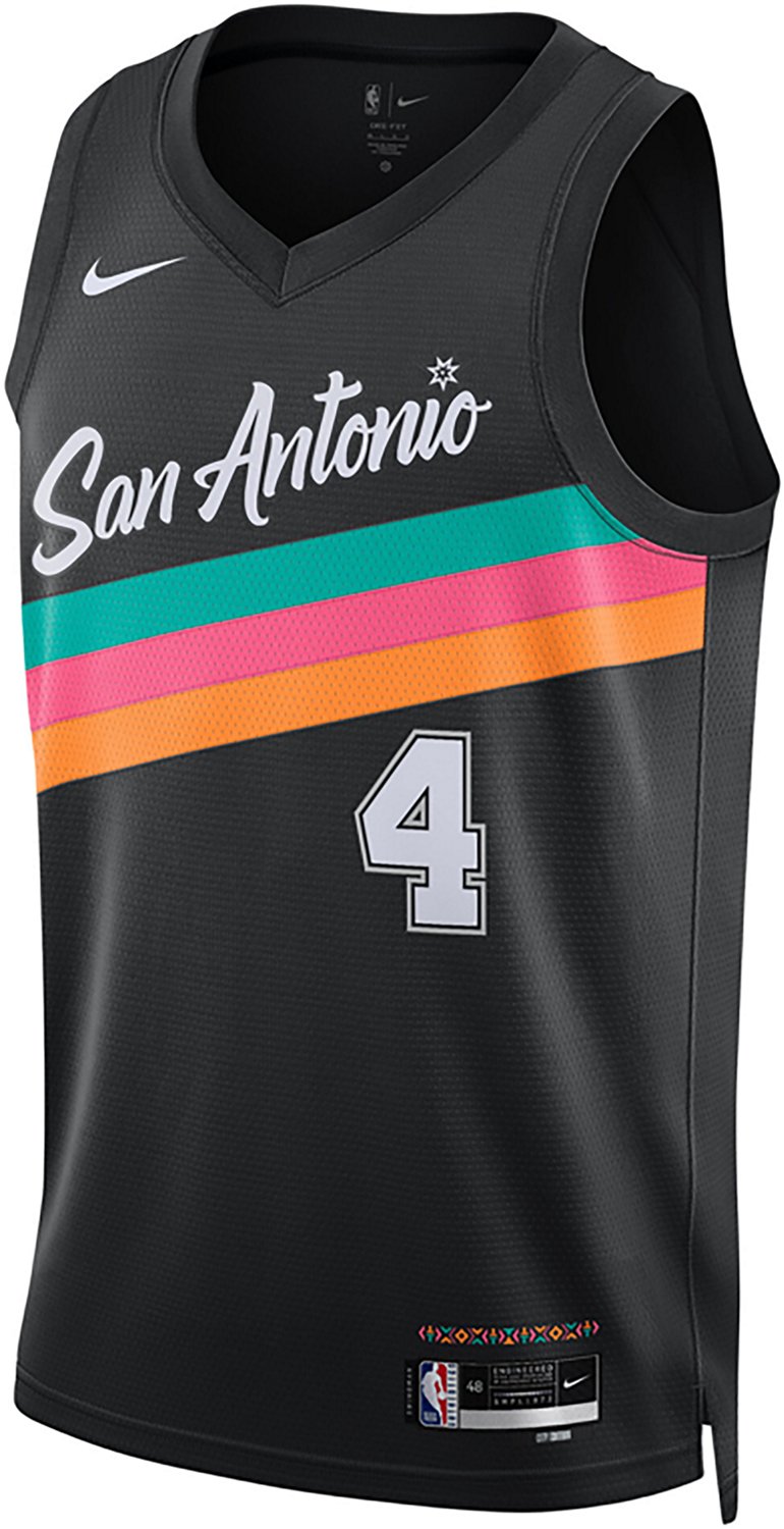 Nike Men's San Antonio Spurs De'Aaron Fox City Edition '25 Player Name & Number Jersey - view number 3