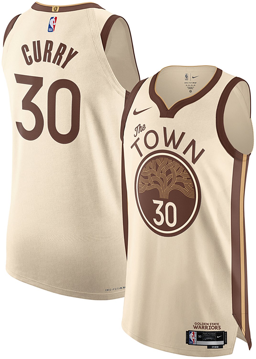 Nike Men's Golden State Warriors 2025 City Edition Authentic Stephen Curry Jersey